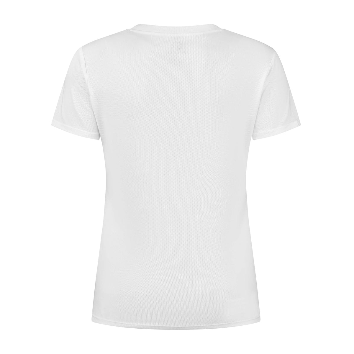 Rogelli Promo chemise Manches courtes Femme dos blanc.