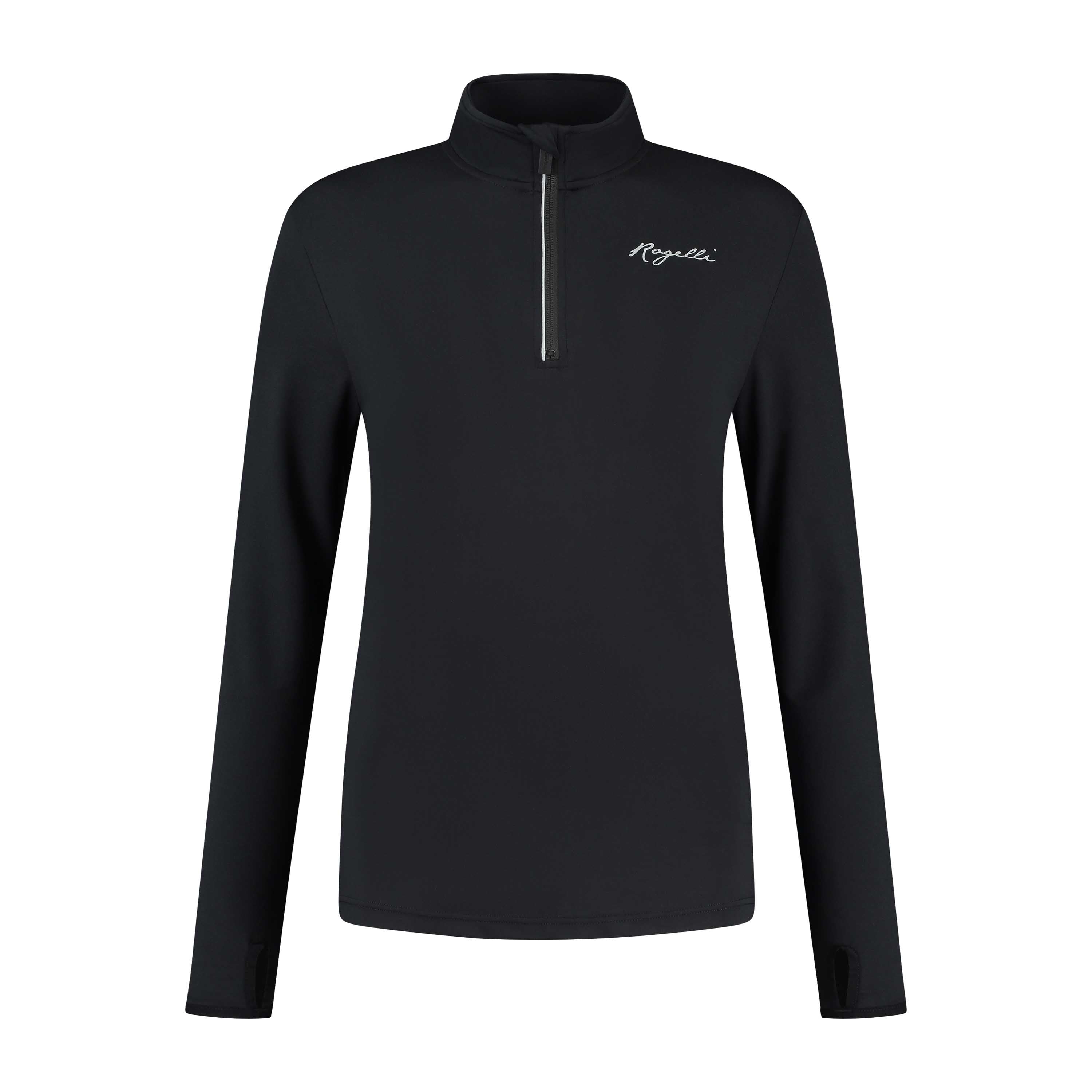 Core Running top long sleeve 1/2 ZIP Ladies - Black