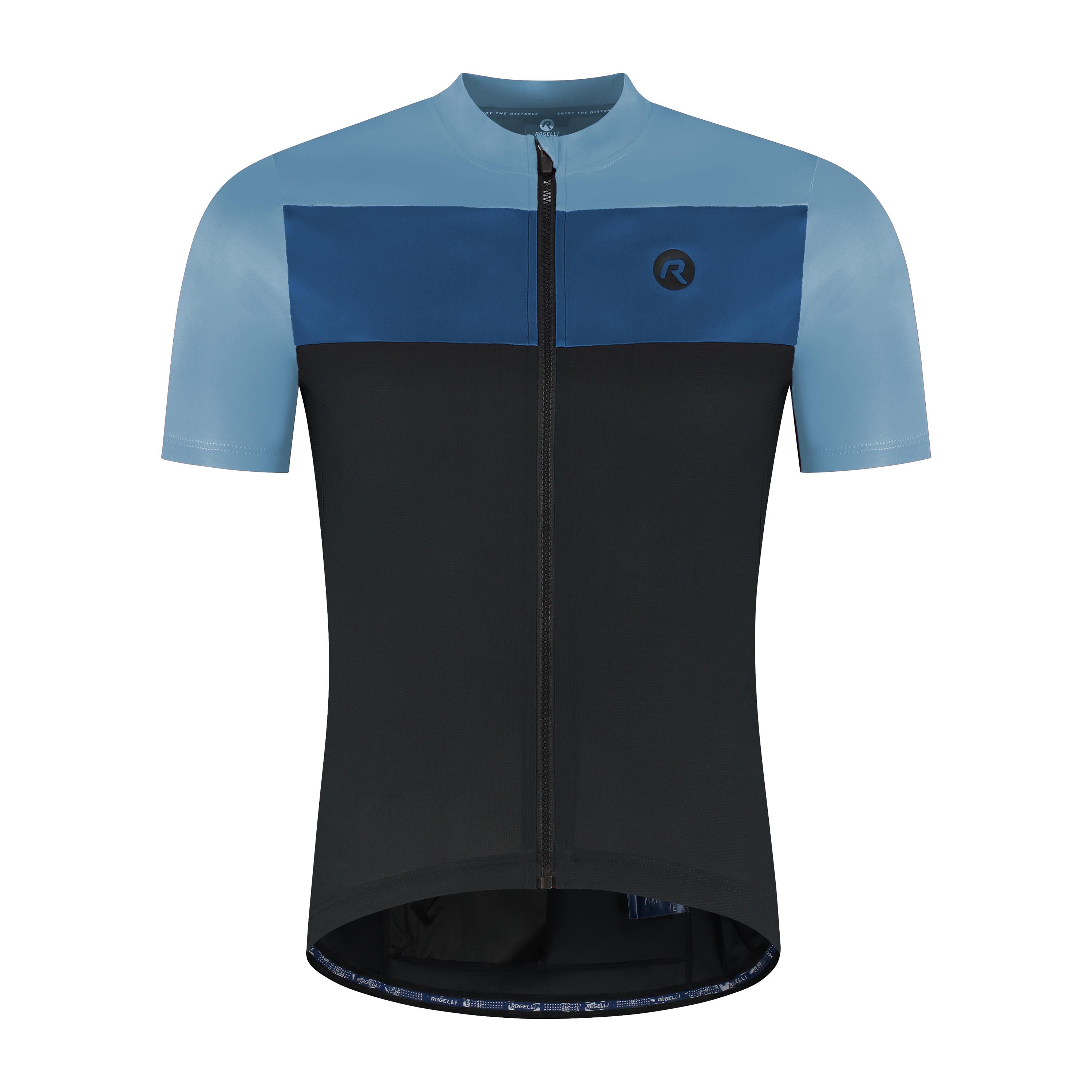 Core Block bicycle shirt Men - black/light blue/dark blue