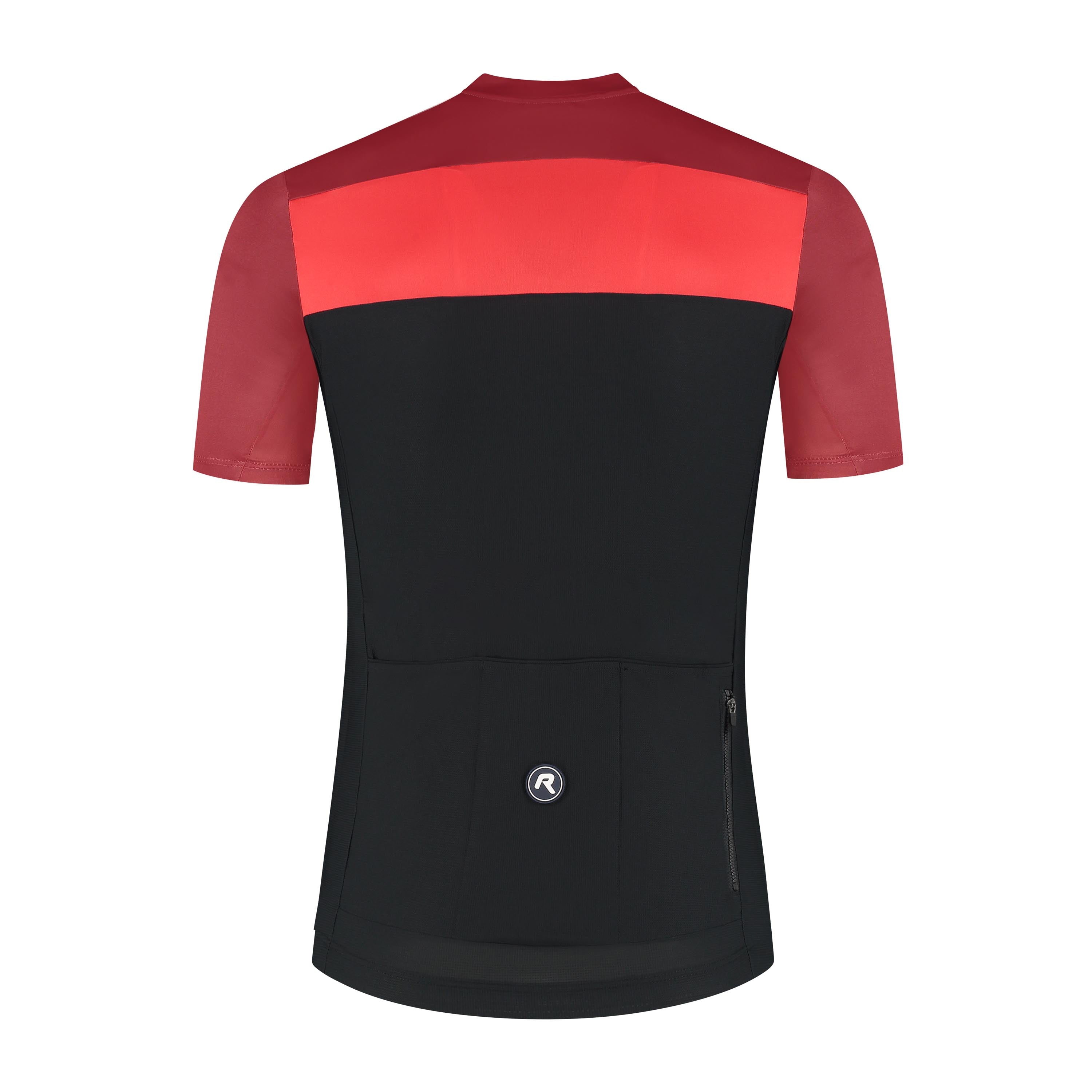 Core Block bicycle shirt Men - Black/Bordeaux/Red