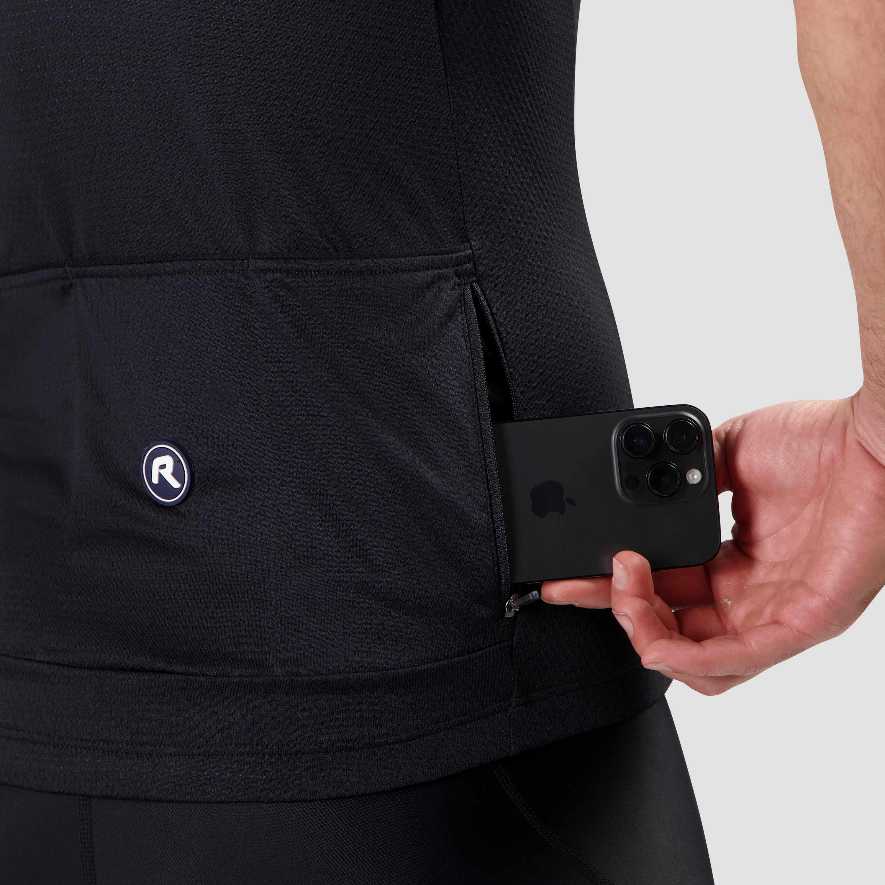 Essential II bicycle shirt Men - Black