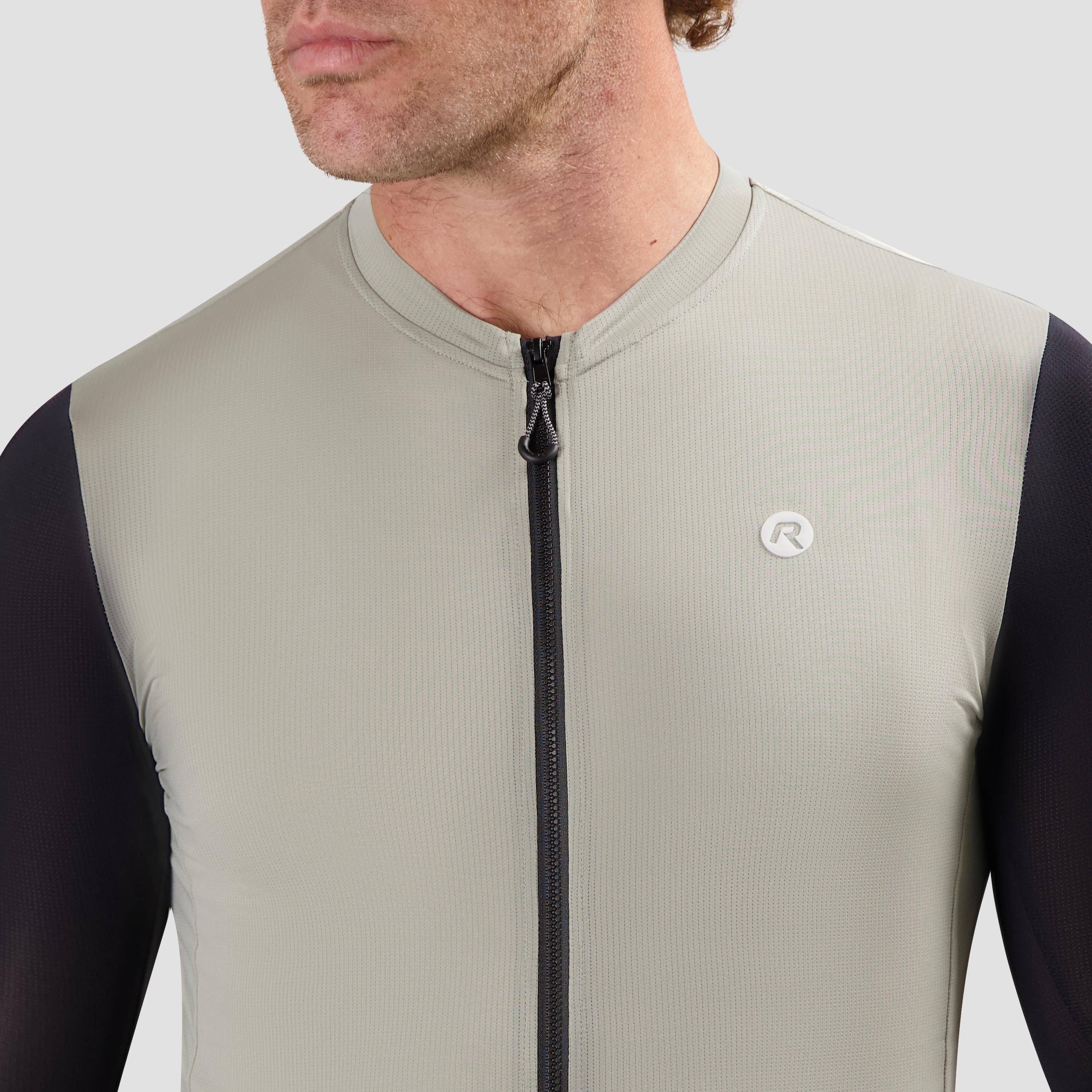 Distance II bicycle shirt Men - Taupe/Black
