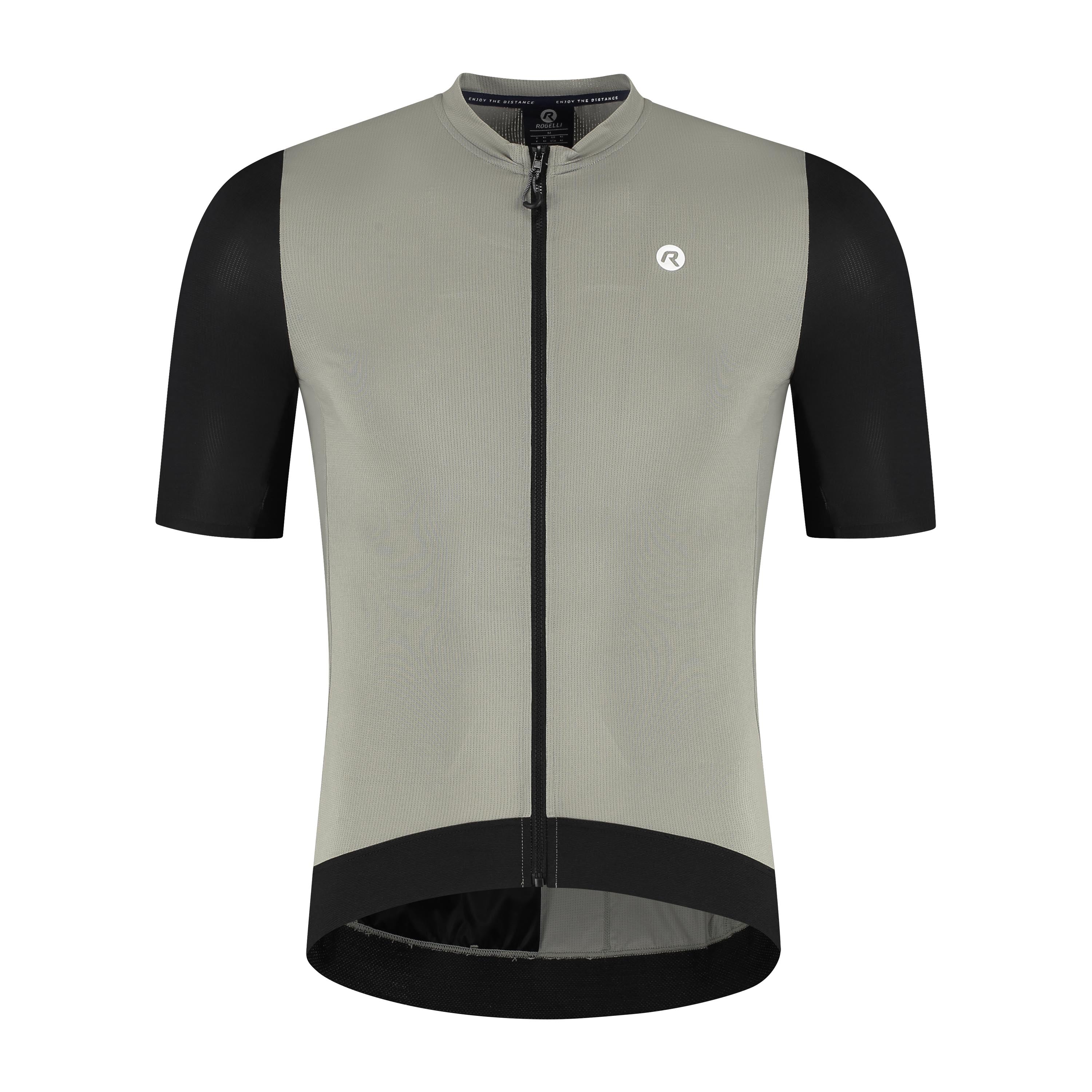 Distance II bicycle shirt Men - Taupe/Black