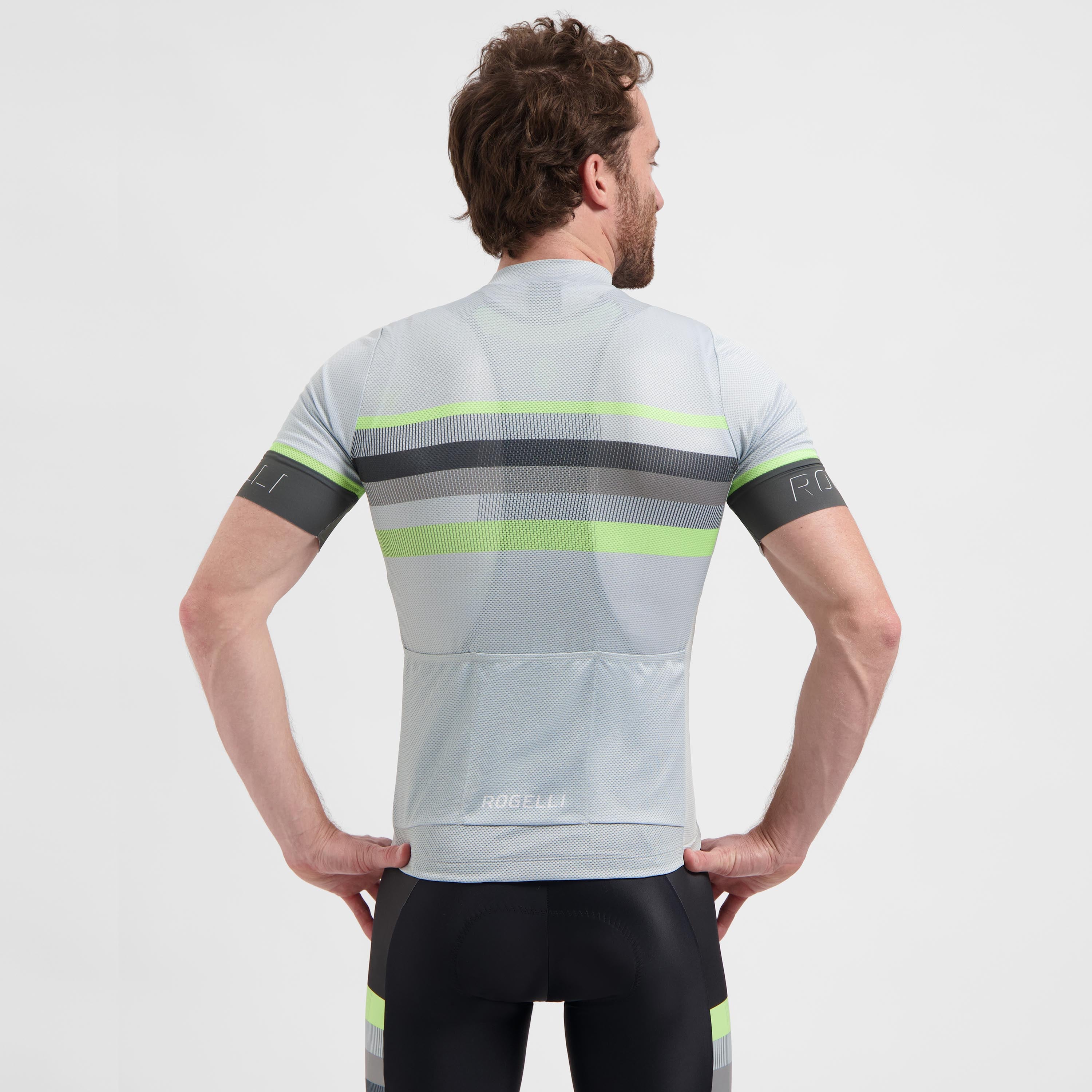 Hero II Fietsshirt Heren - Grijs/Lime