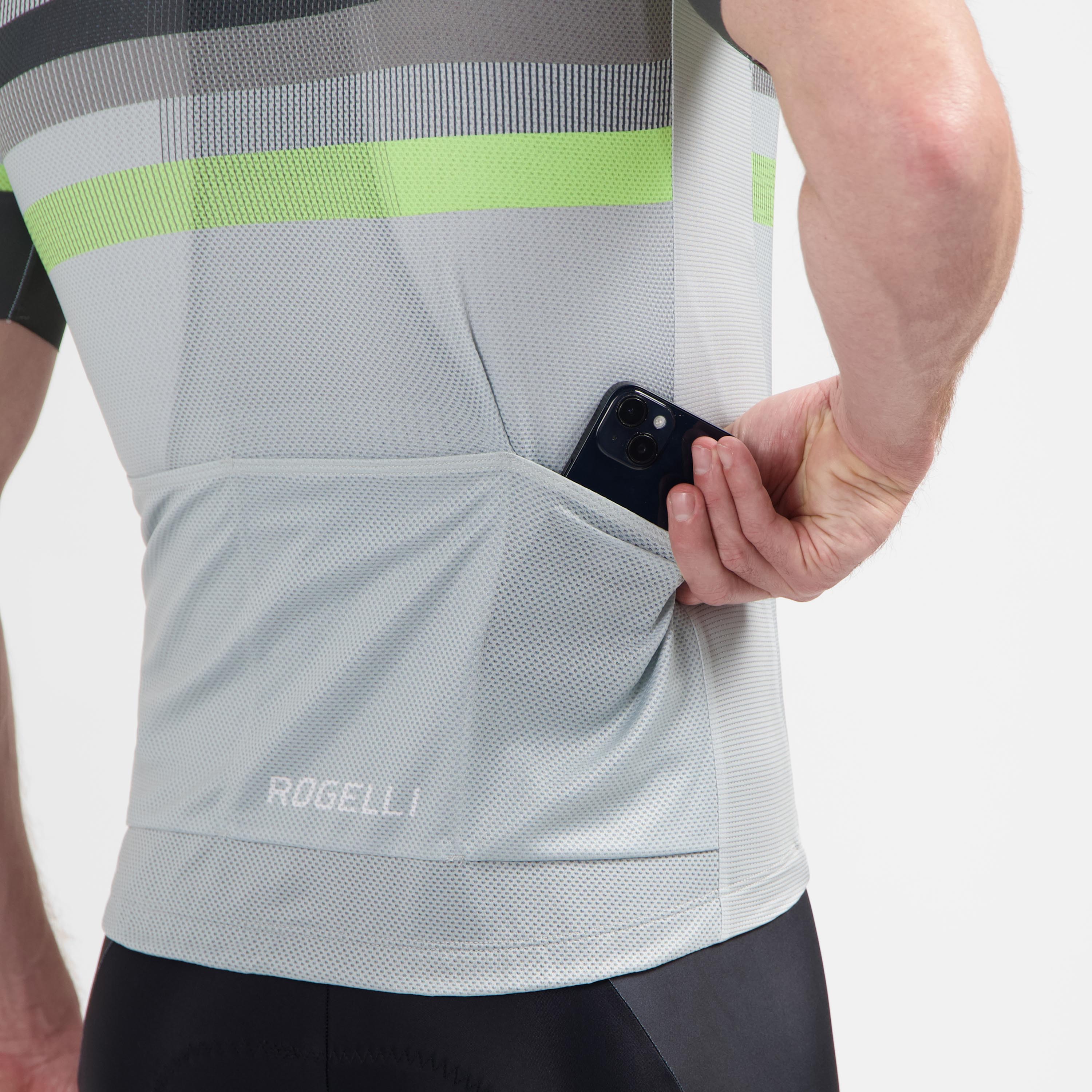 Hero II Fietsshirt Heren - Grijs/Lime