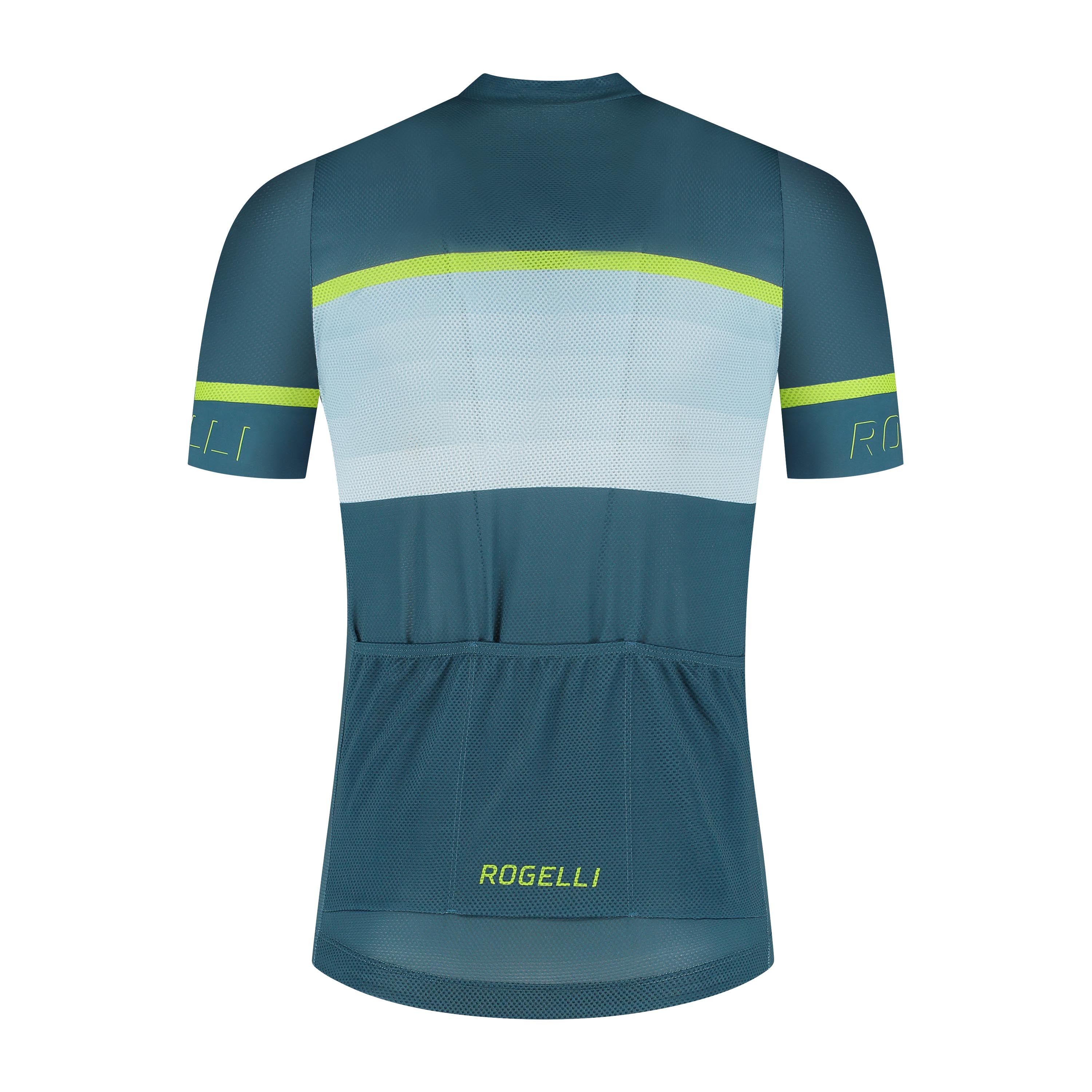 Hero II bicycle shirt Men - black/blue/lime