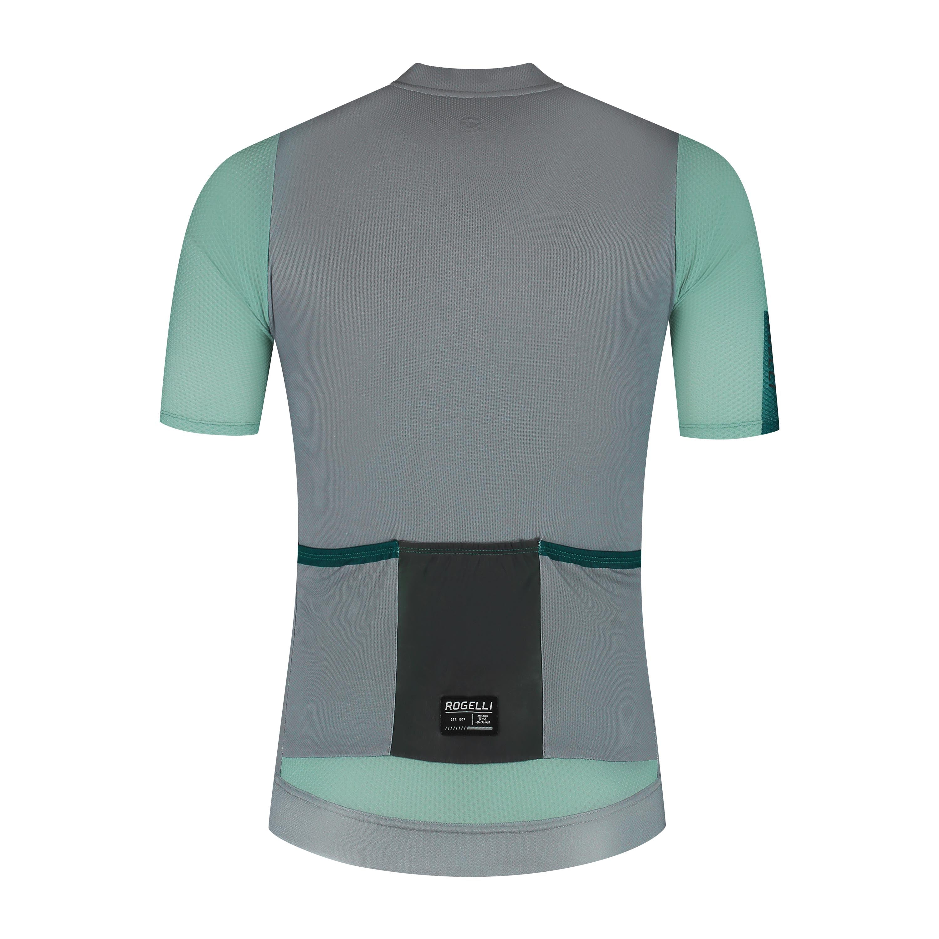 Fast Fietsshirt Heren - Teal/Grijs