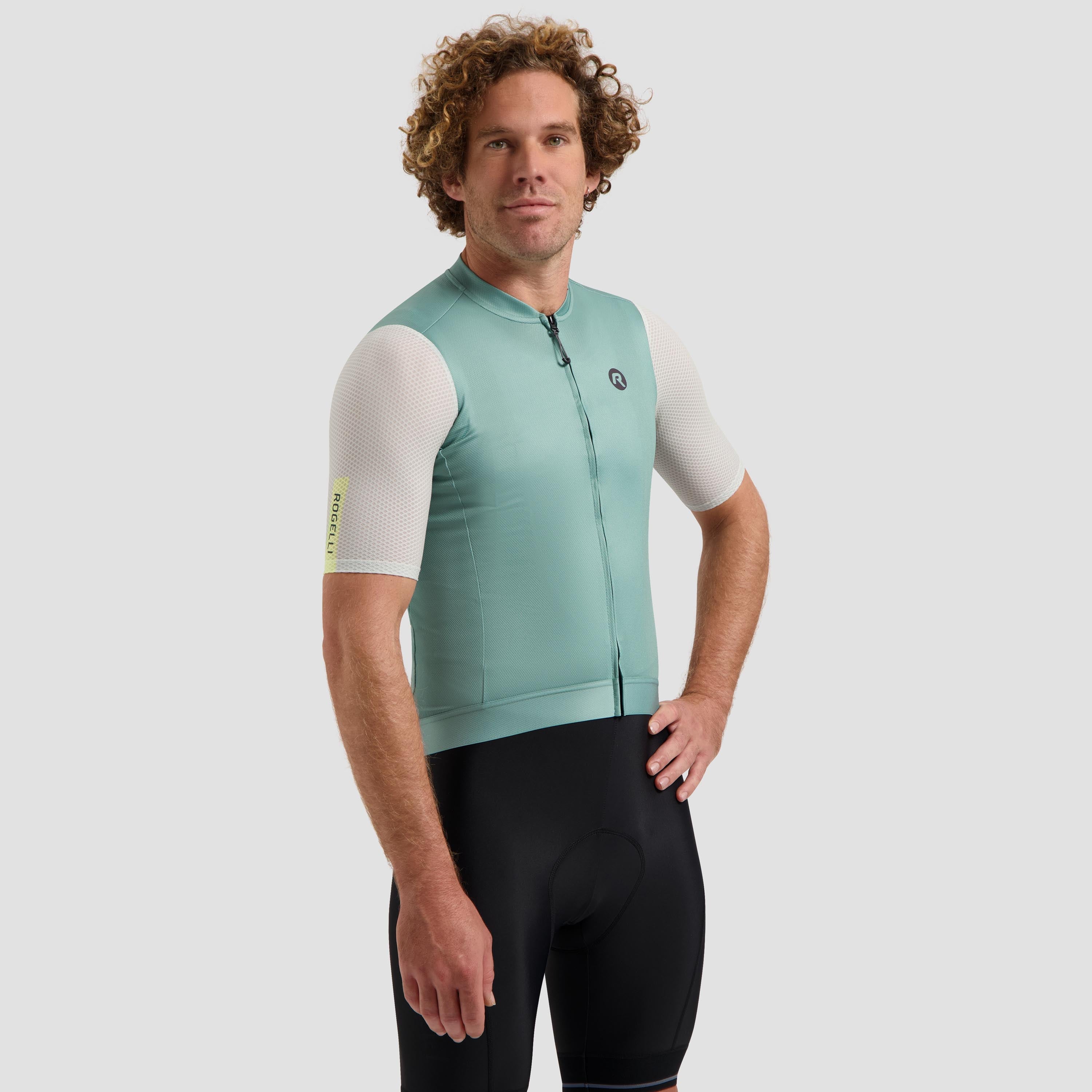 Fast bicycle shirt Men - Mintgroen/Lime