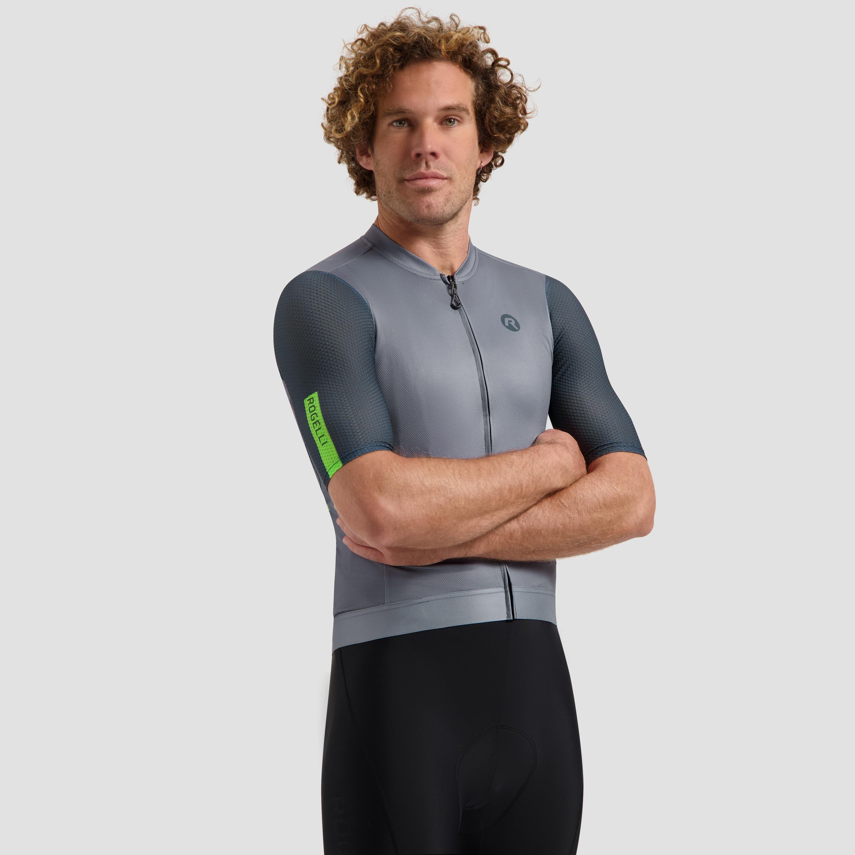 Fast bicycle shirt Men - Purple/green