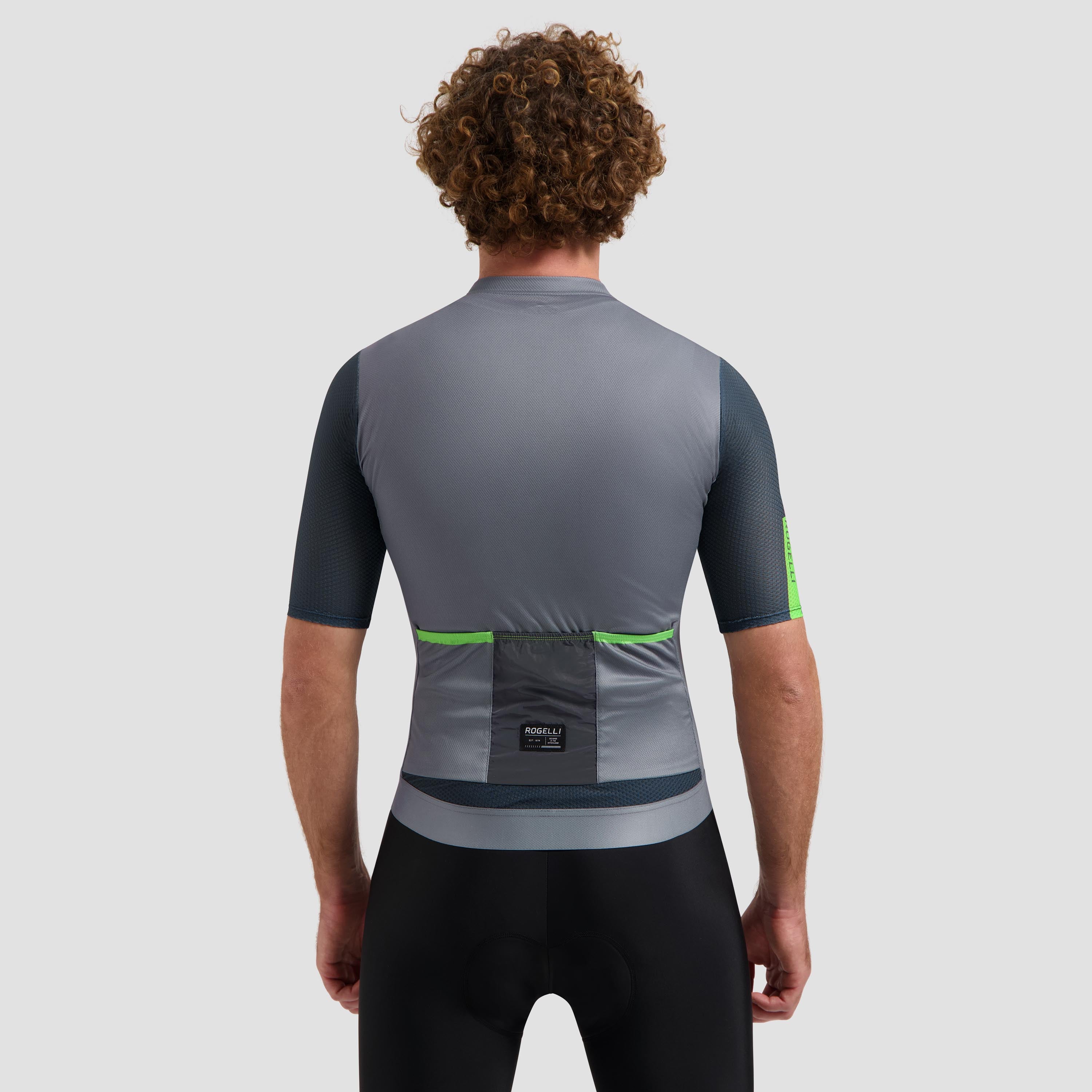 Fast bicycle shirt Men - Purple/green