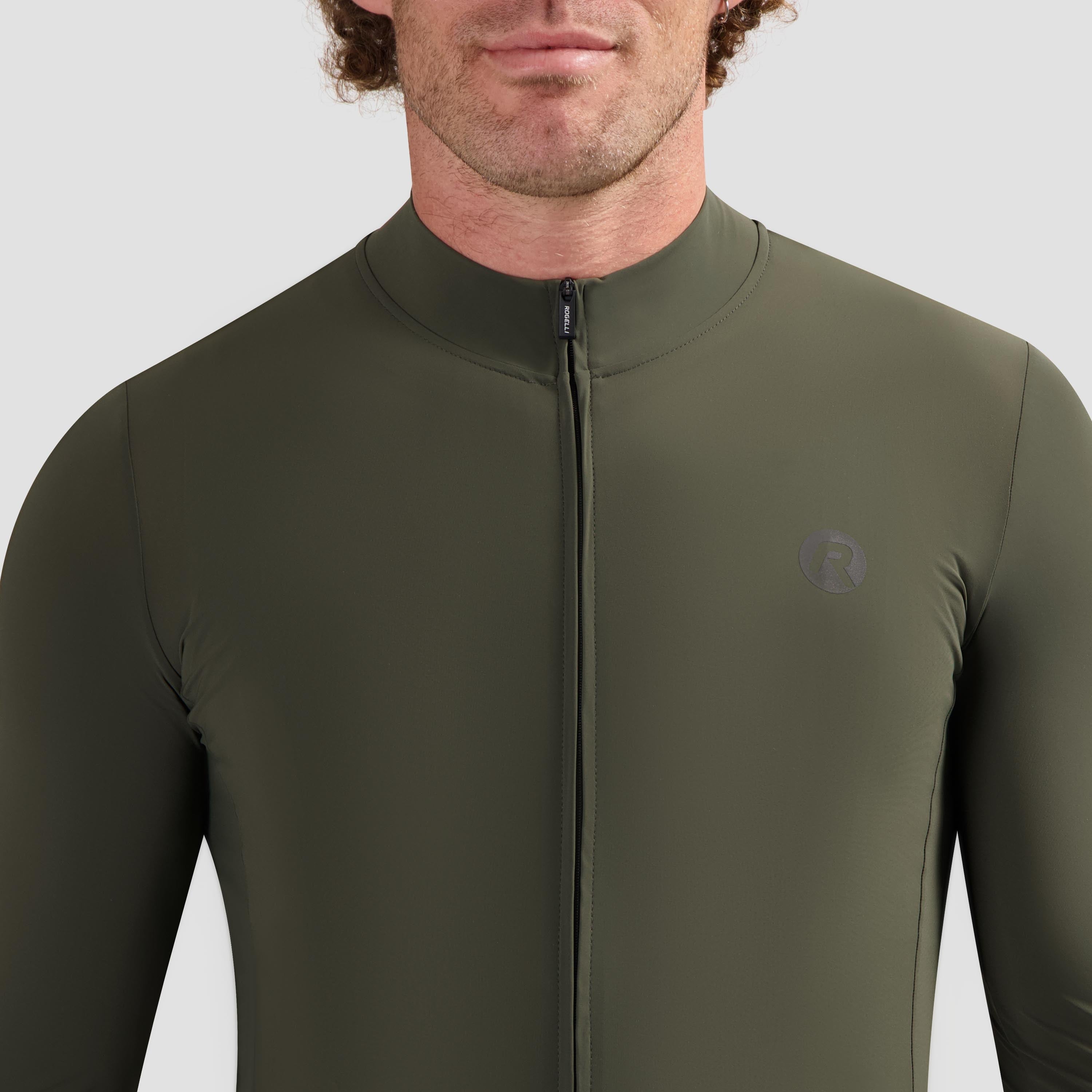Signature Light bicycle shirt Long sleeve Men - Army green