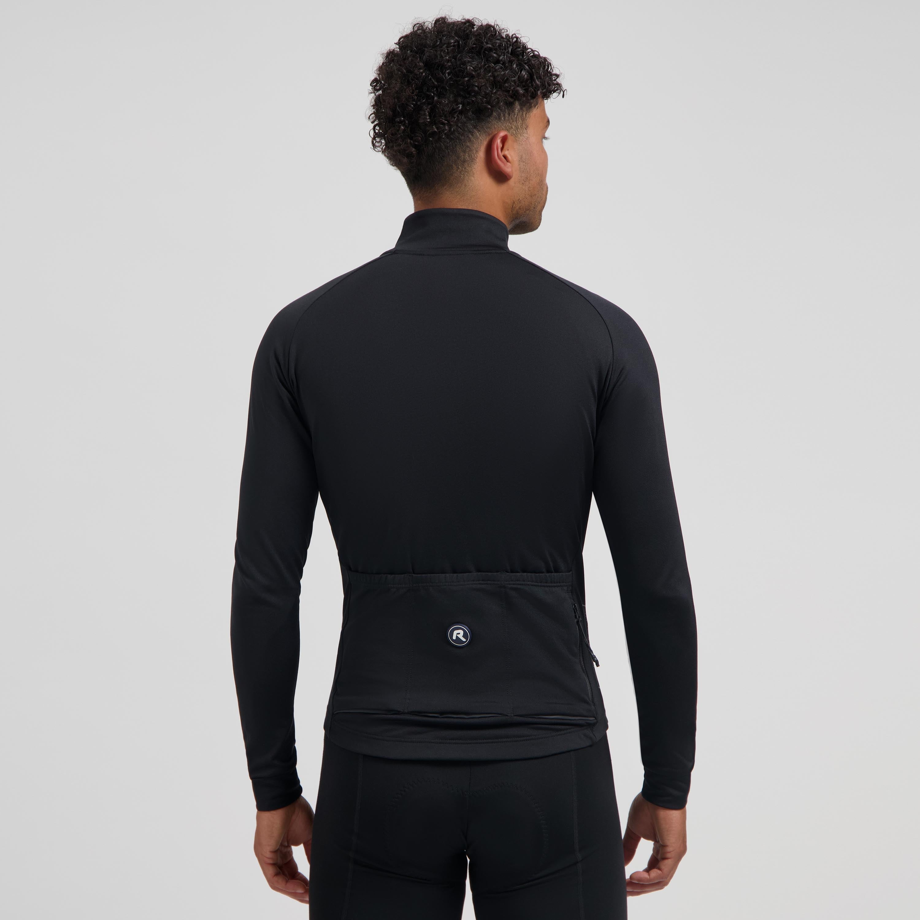 Essential II bicycle shirt long sleeve Men - Black