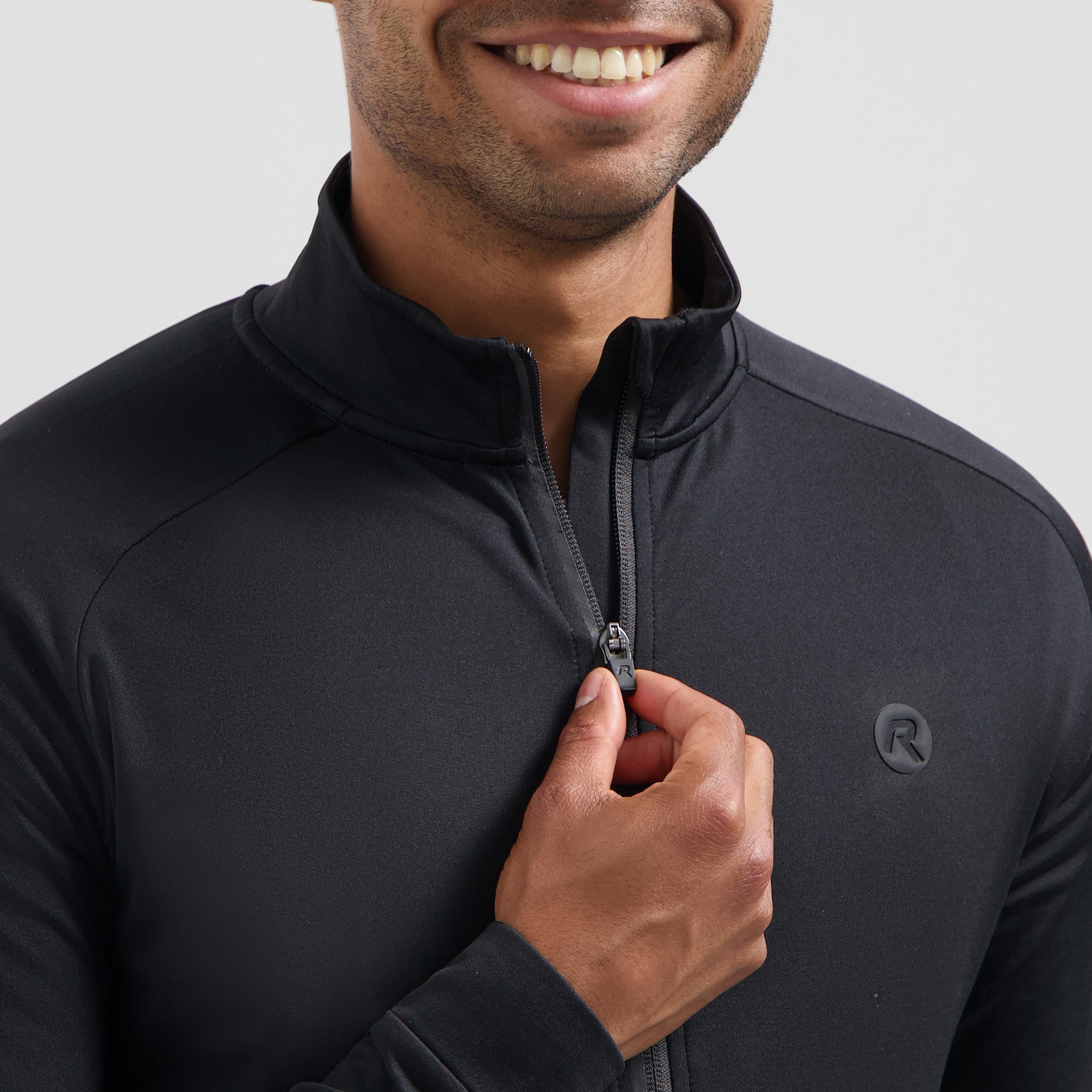 Essential II bicycle shirt long sleeve Men - Black