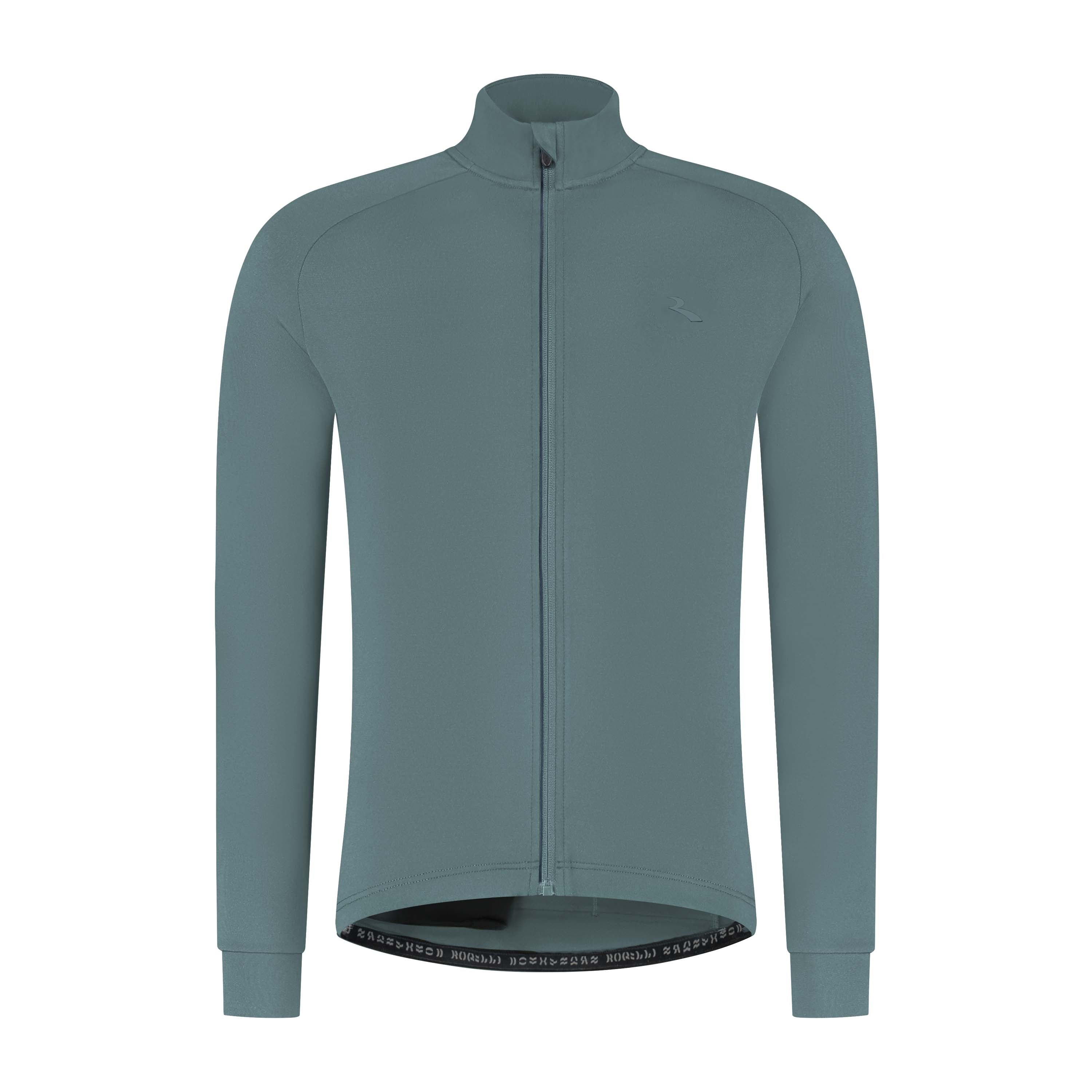 Rogelli Essential II L/S fietsshirt heren grey voorkant.