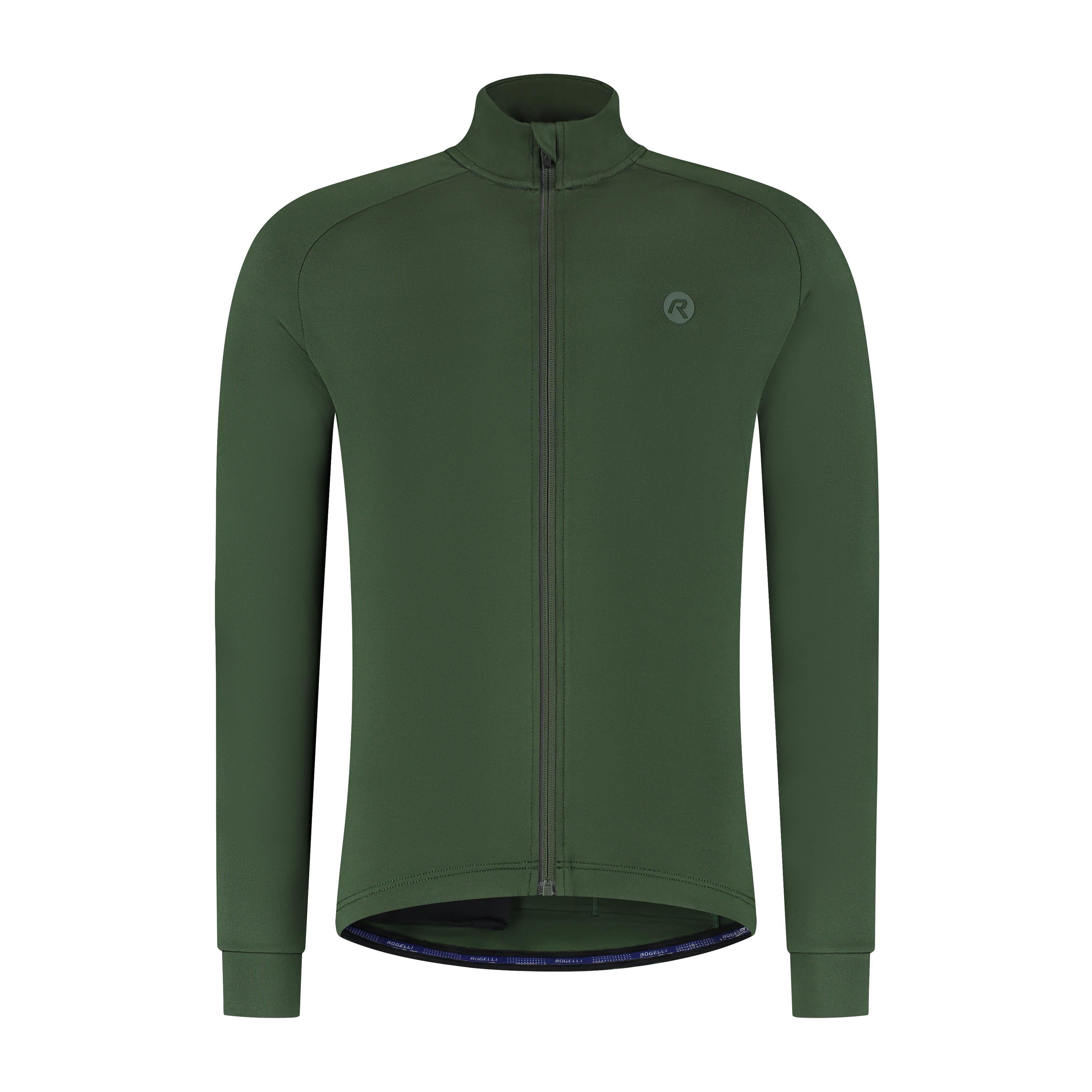 Essential II bicycle shirt long sleeve Men - Army green