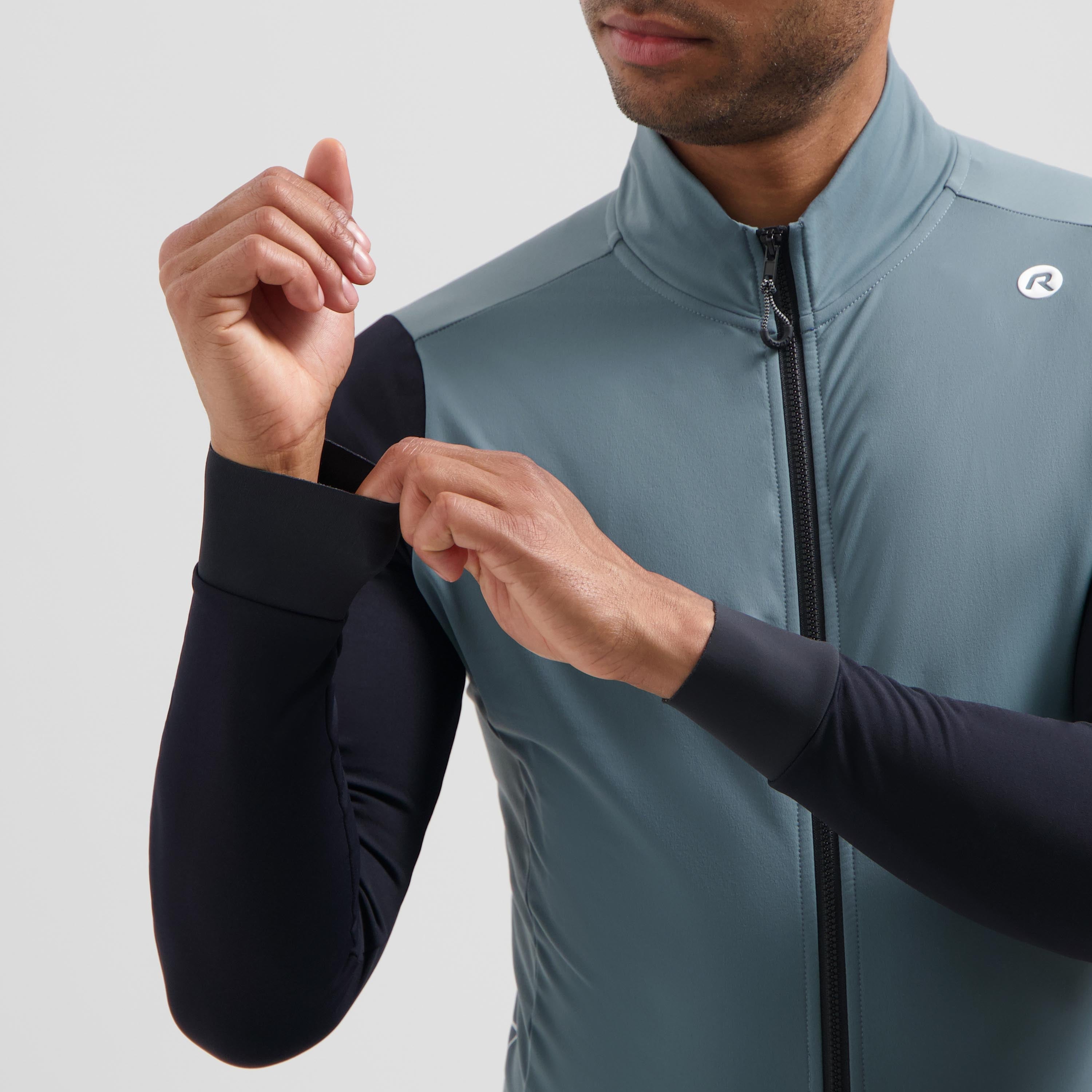 Distance II bicycle shirt long sleeve Men - Blue/Black