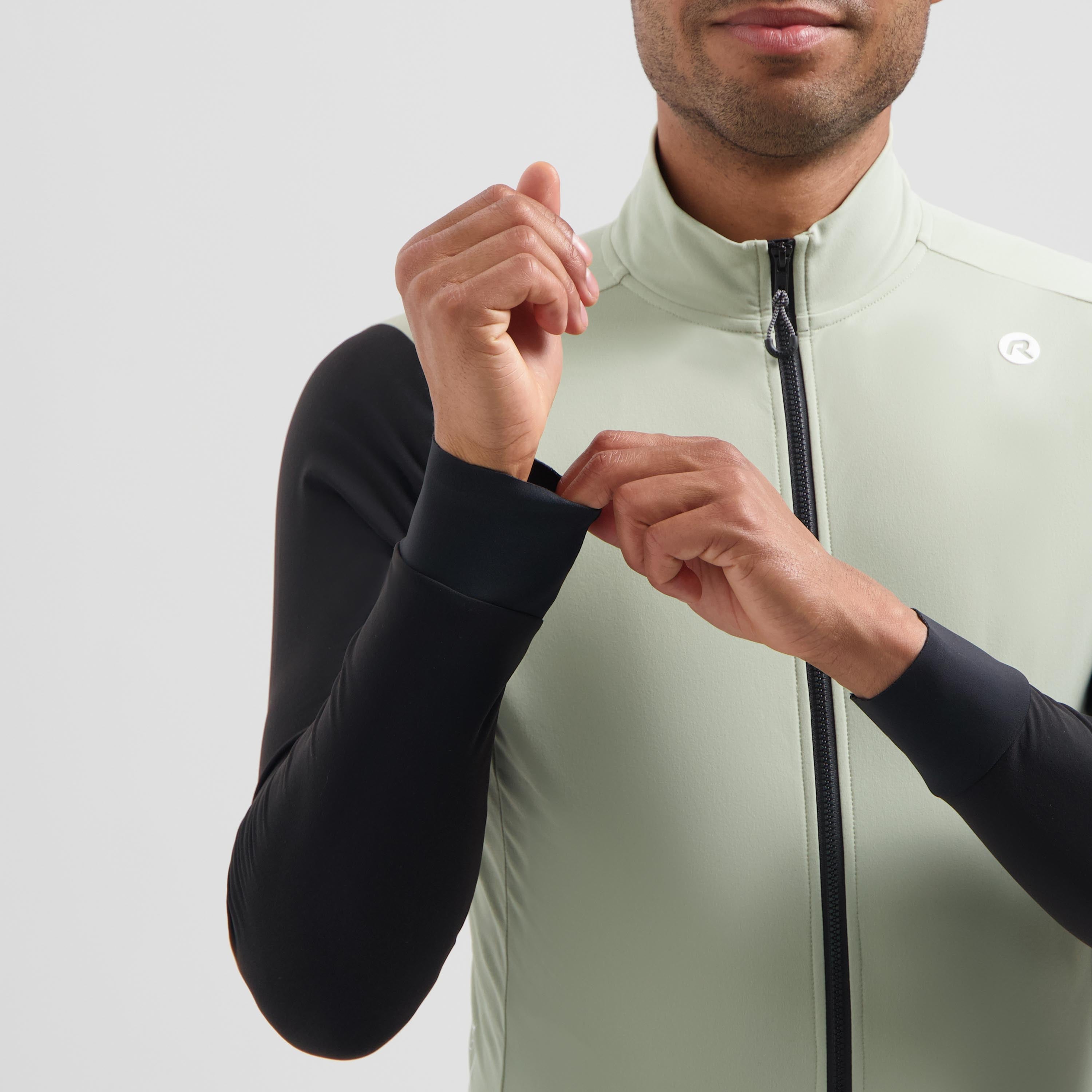 Distance II bicycle shirt long sleeve Men - Taupe/Black