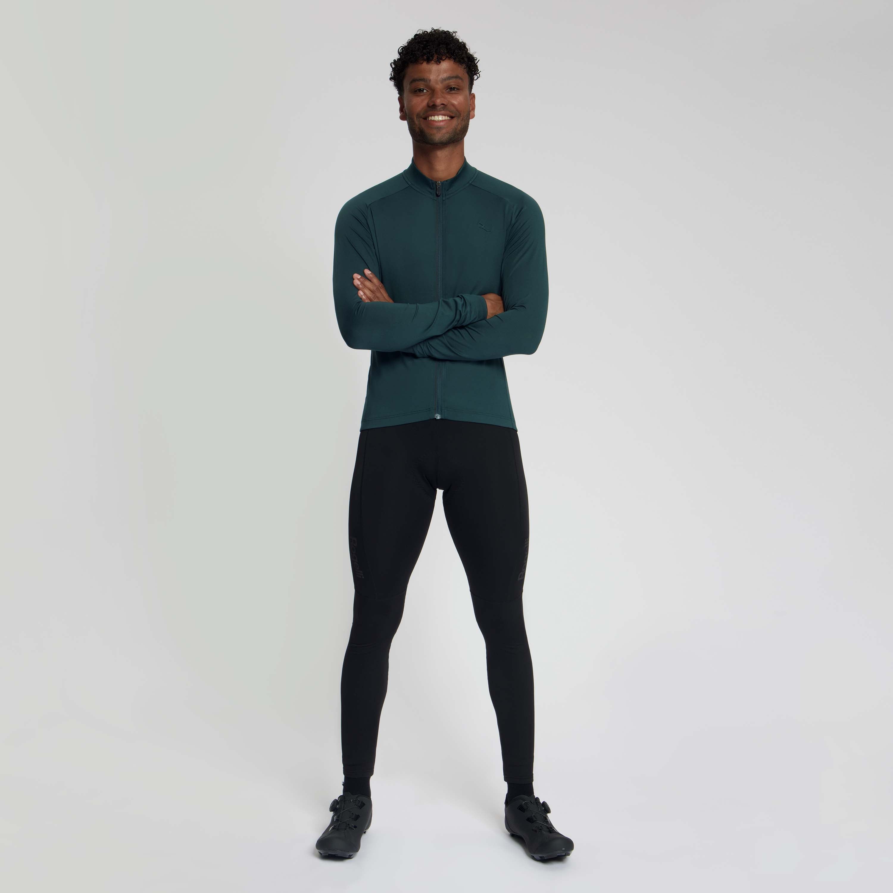 Rogelli Essential light fietsshirt blauw heren totaal voorkant.