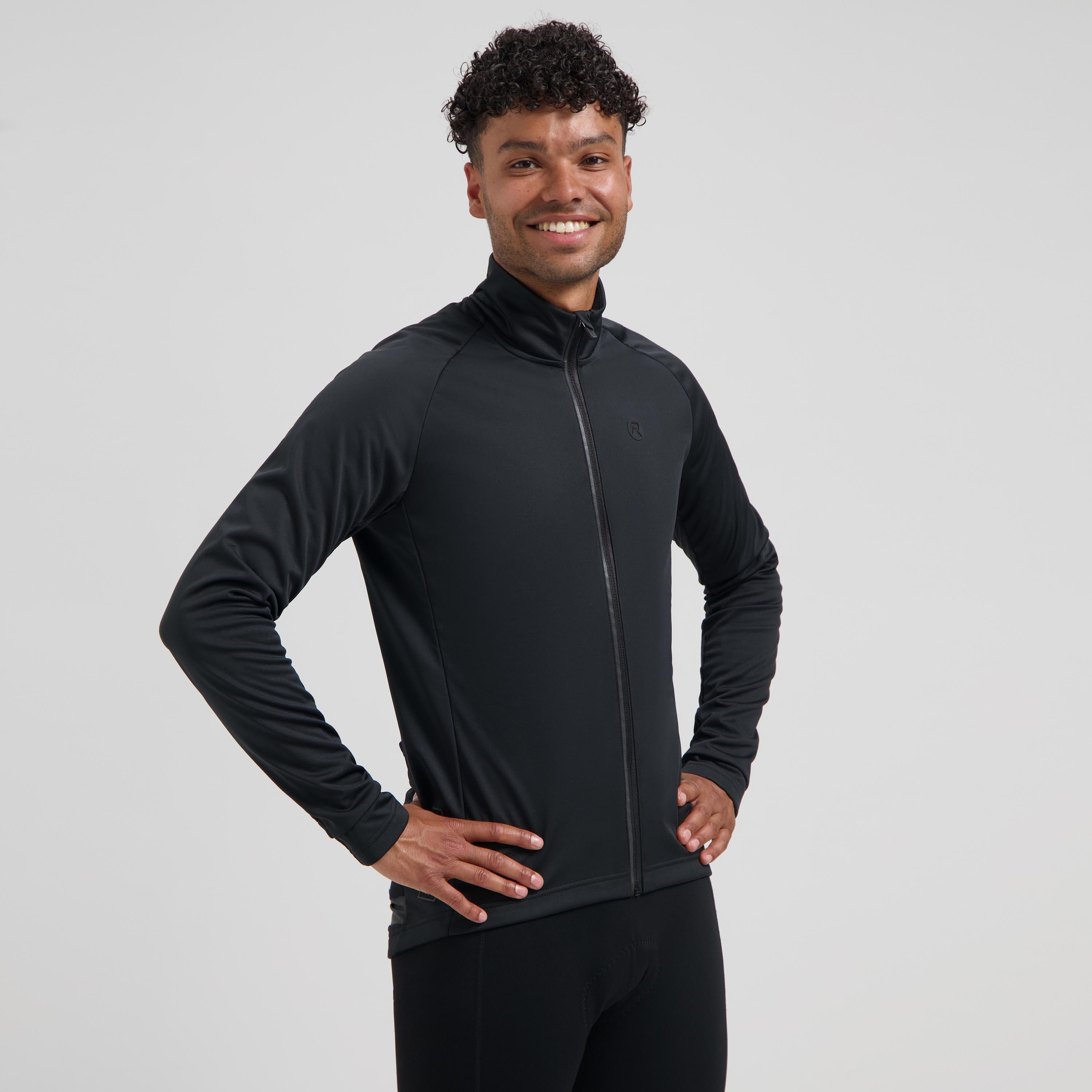 Essential II Winter bicycle jacket Men - Black