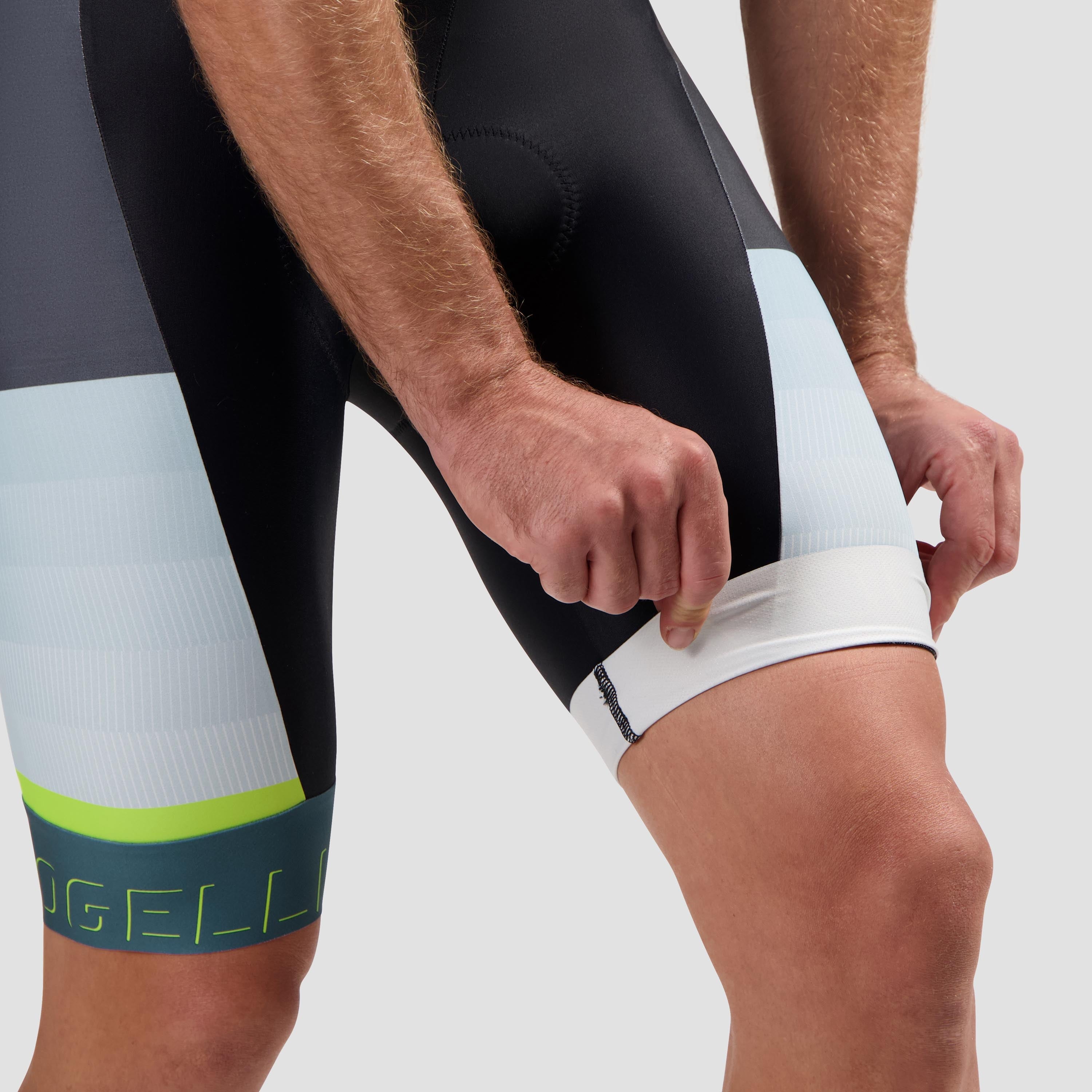 Hero II Cycling Pants Men - black/blue/lime