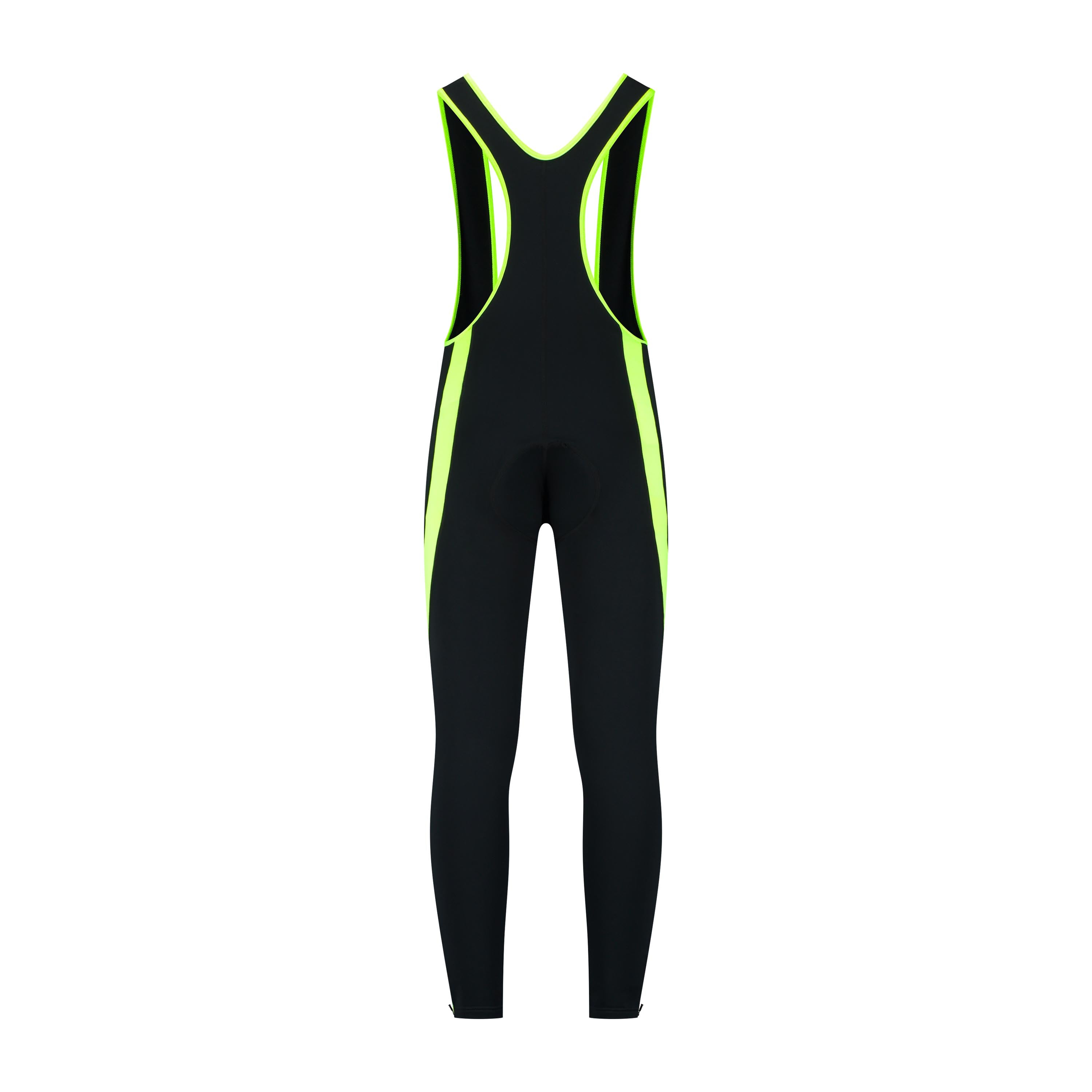 Core Long cycling pants Men - Black/neon yellow