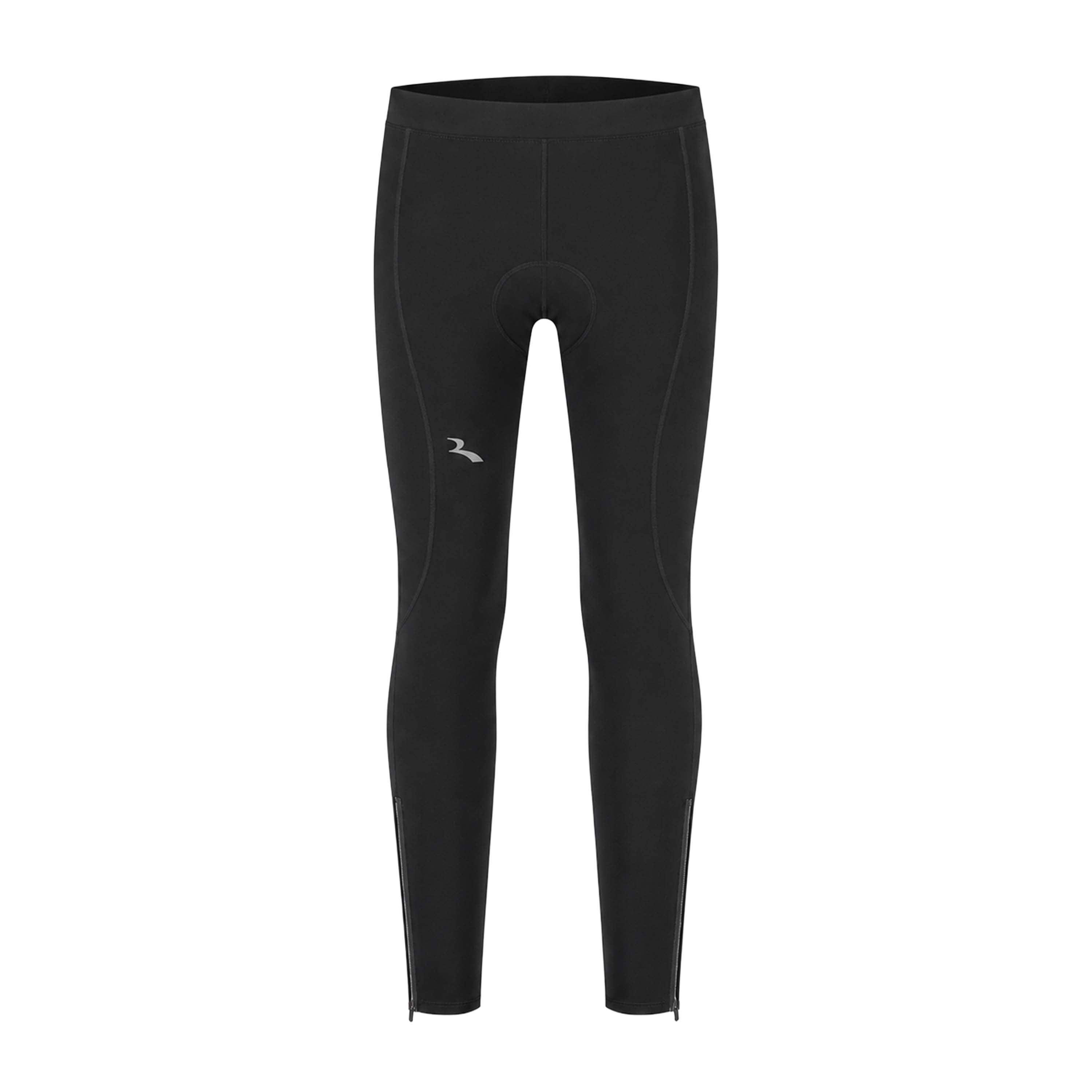 Rogelli Core fietsbroek zwart heren voorkant.