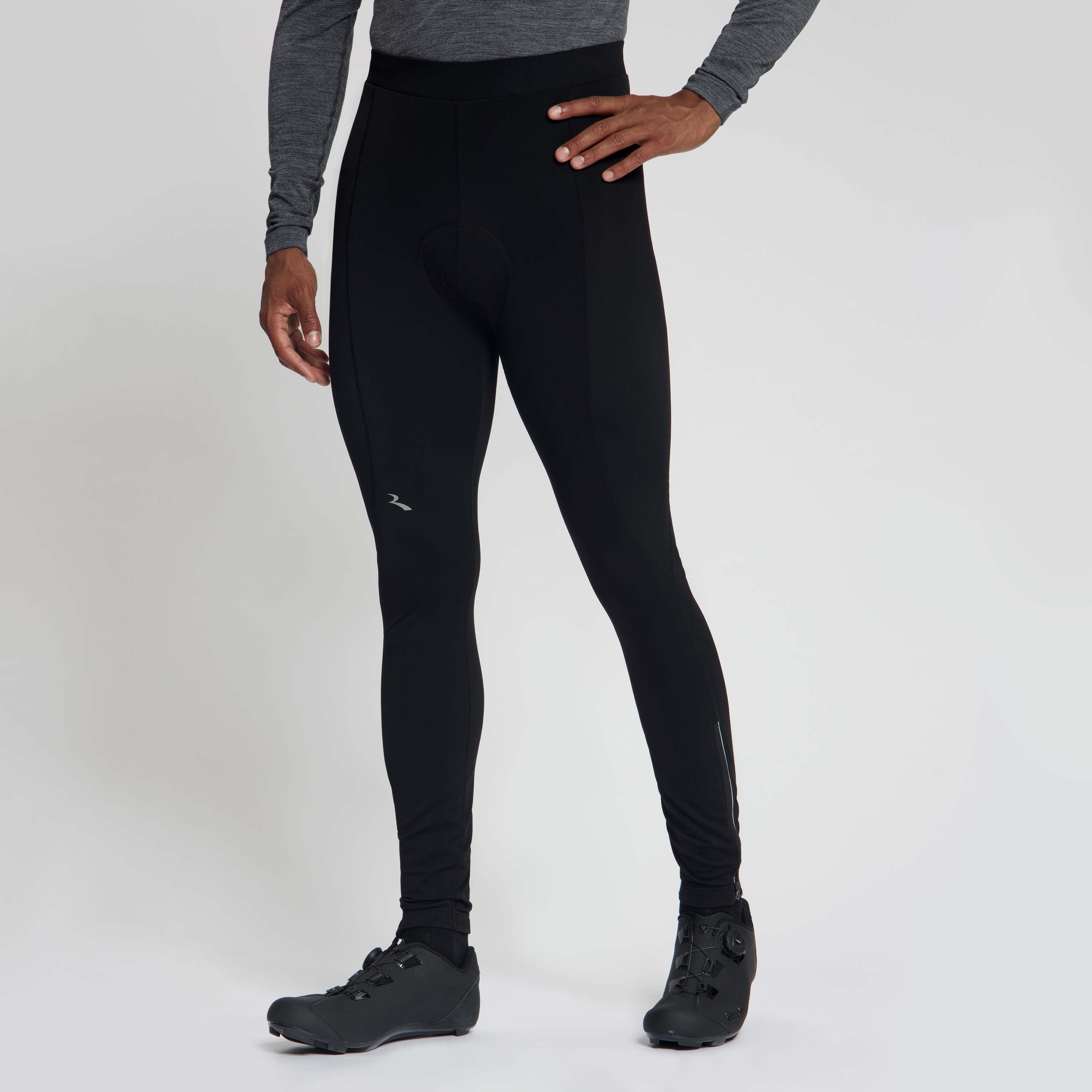Rogelli Core fietsbroek zwart heren gedragen voorkant.