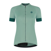 Modesta Fietsshirt Dames - Mintgroen/Diepgroen