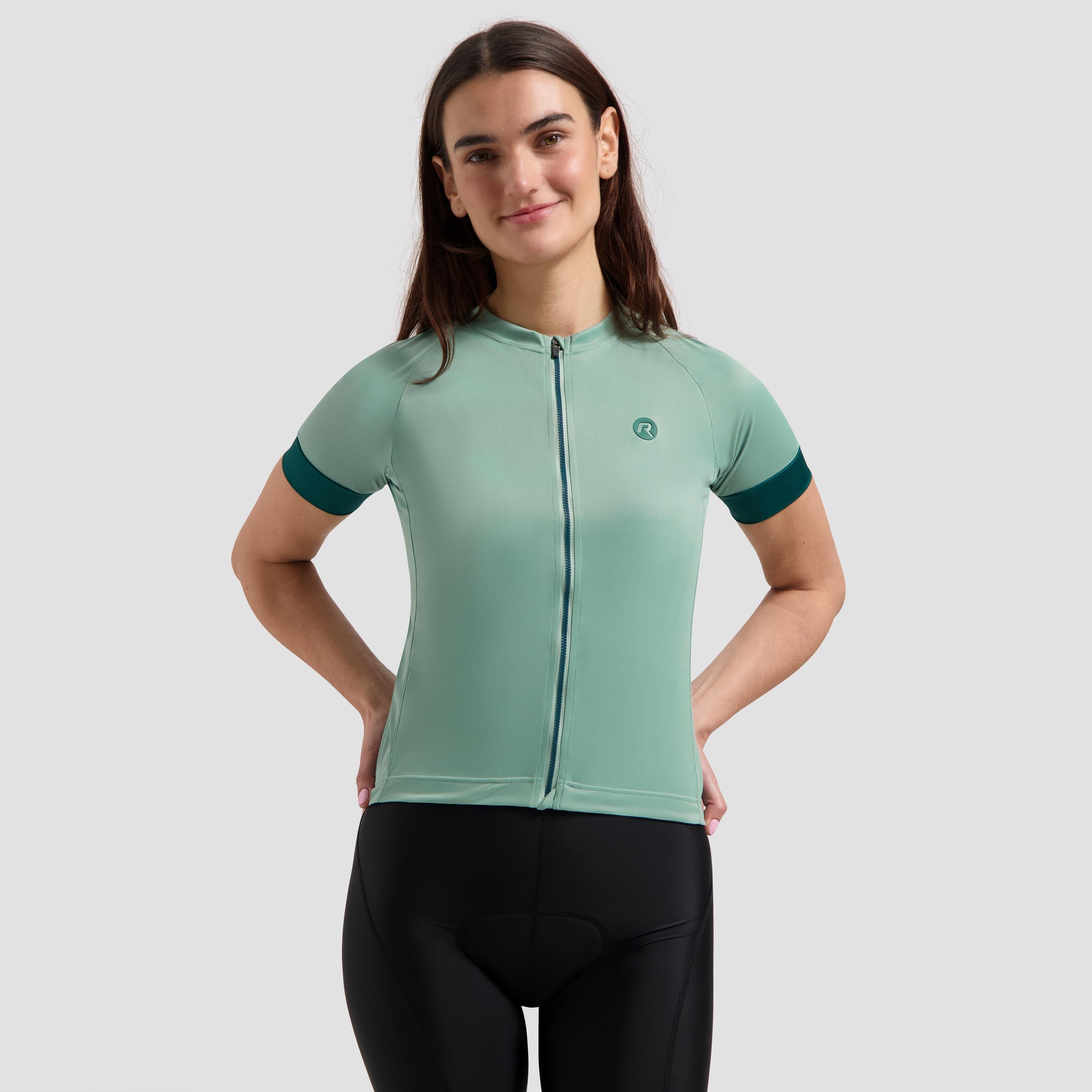 Modesta Fietshirt Ladies - MintGroen/Deep green