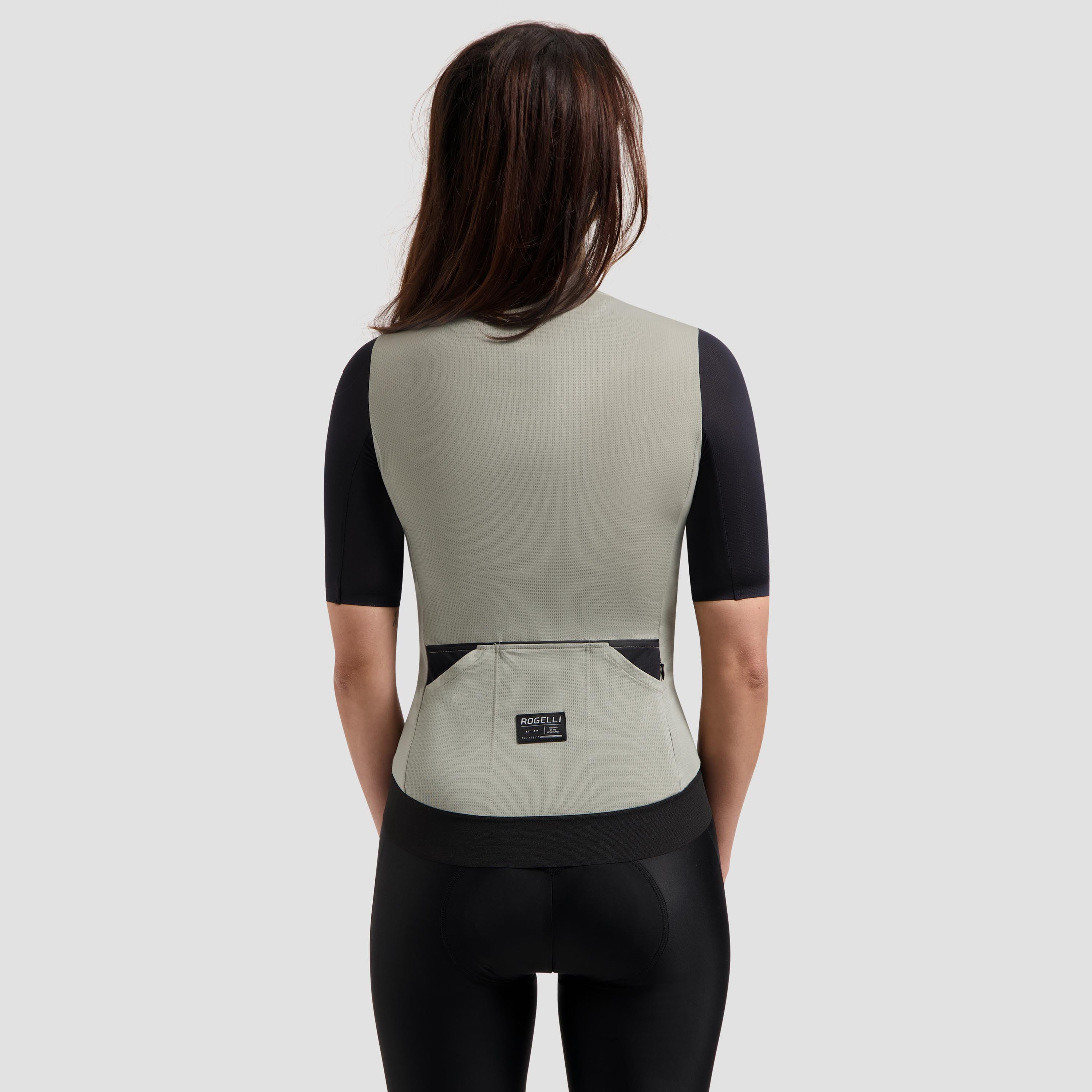 Distance II bicycle shirt Ladies - Taupe/Black