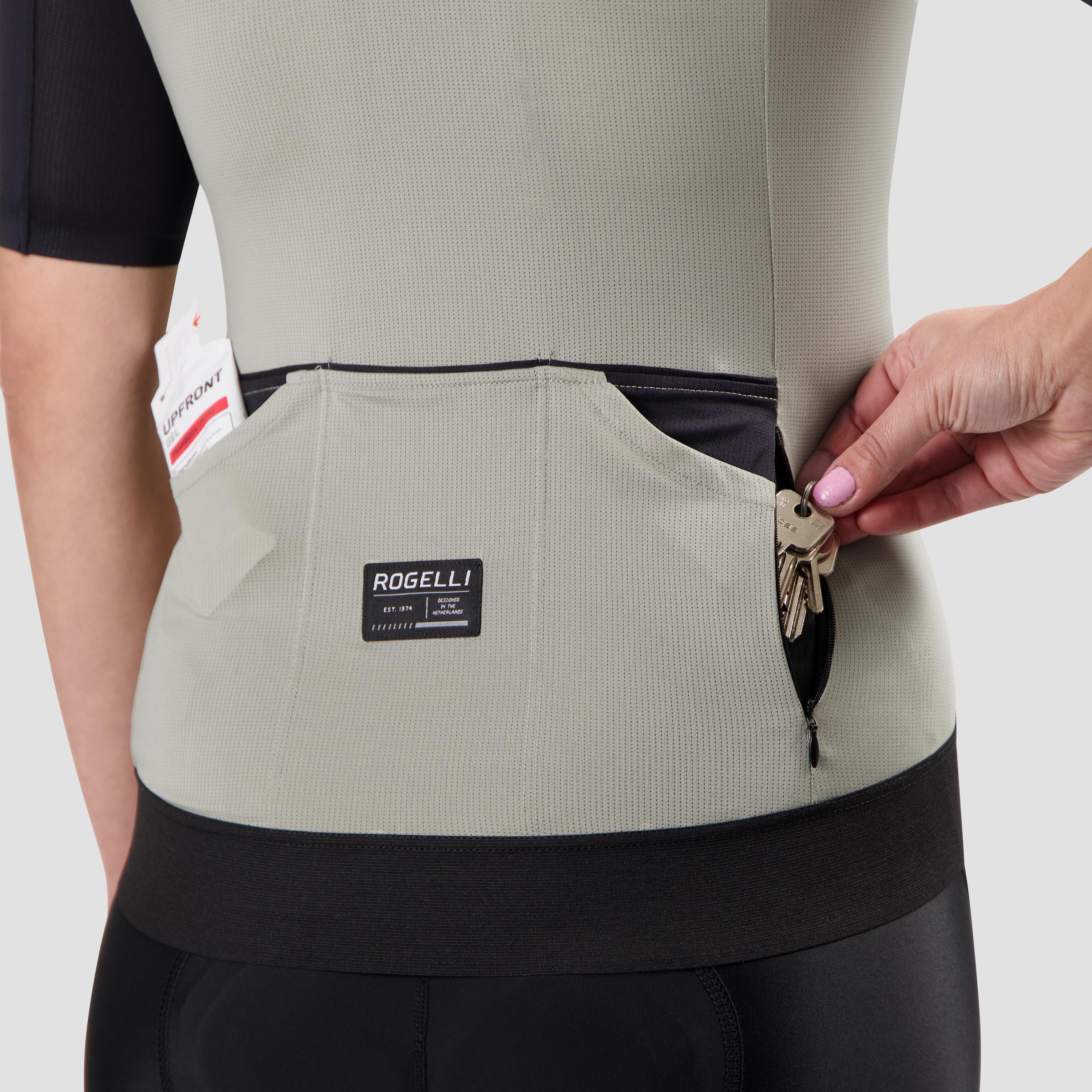 Distance II bicycle shirt Ladies - Taupe/Black