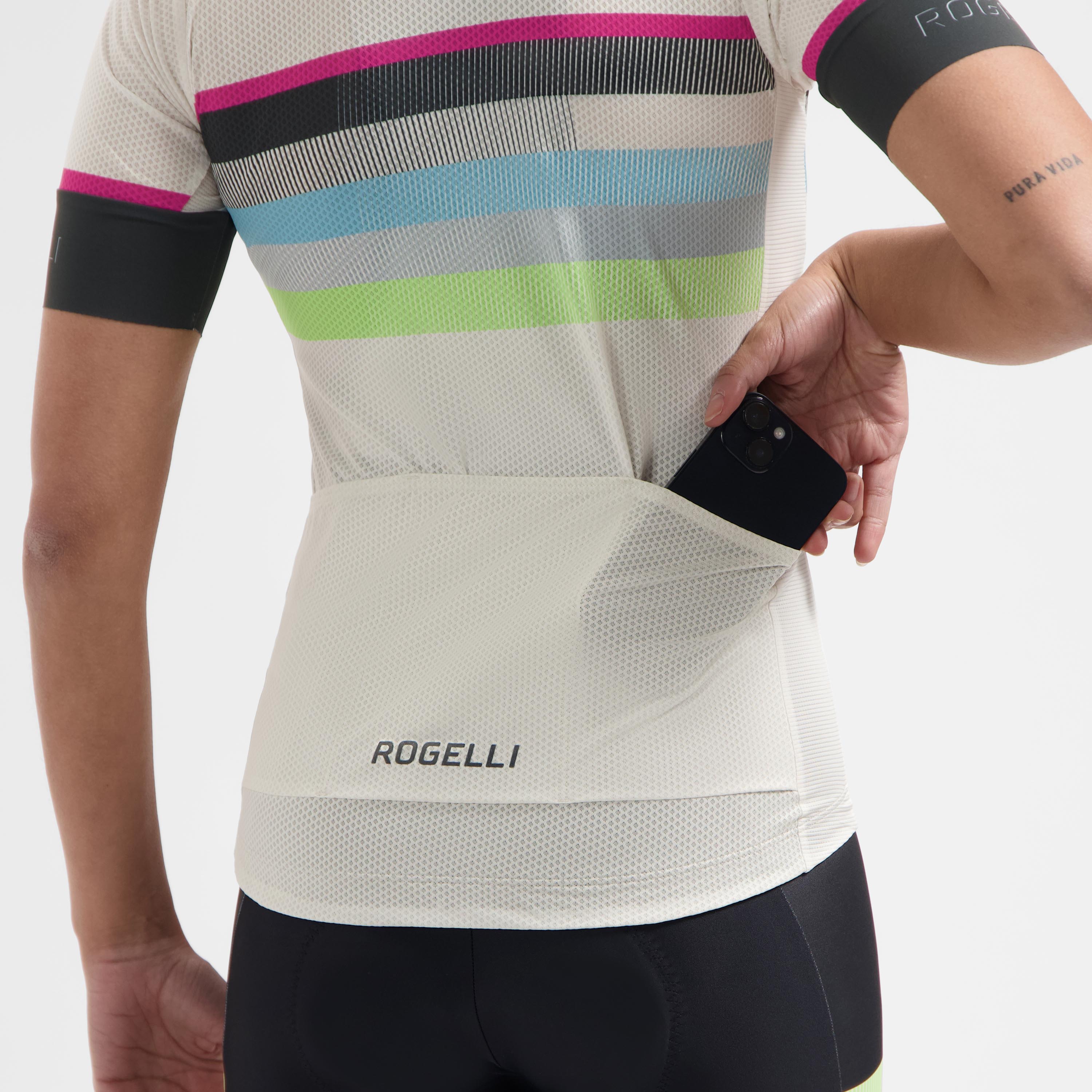 Impress II Kurzarm-Radtrikot Damen - Sand