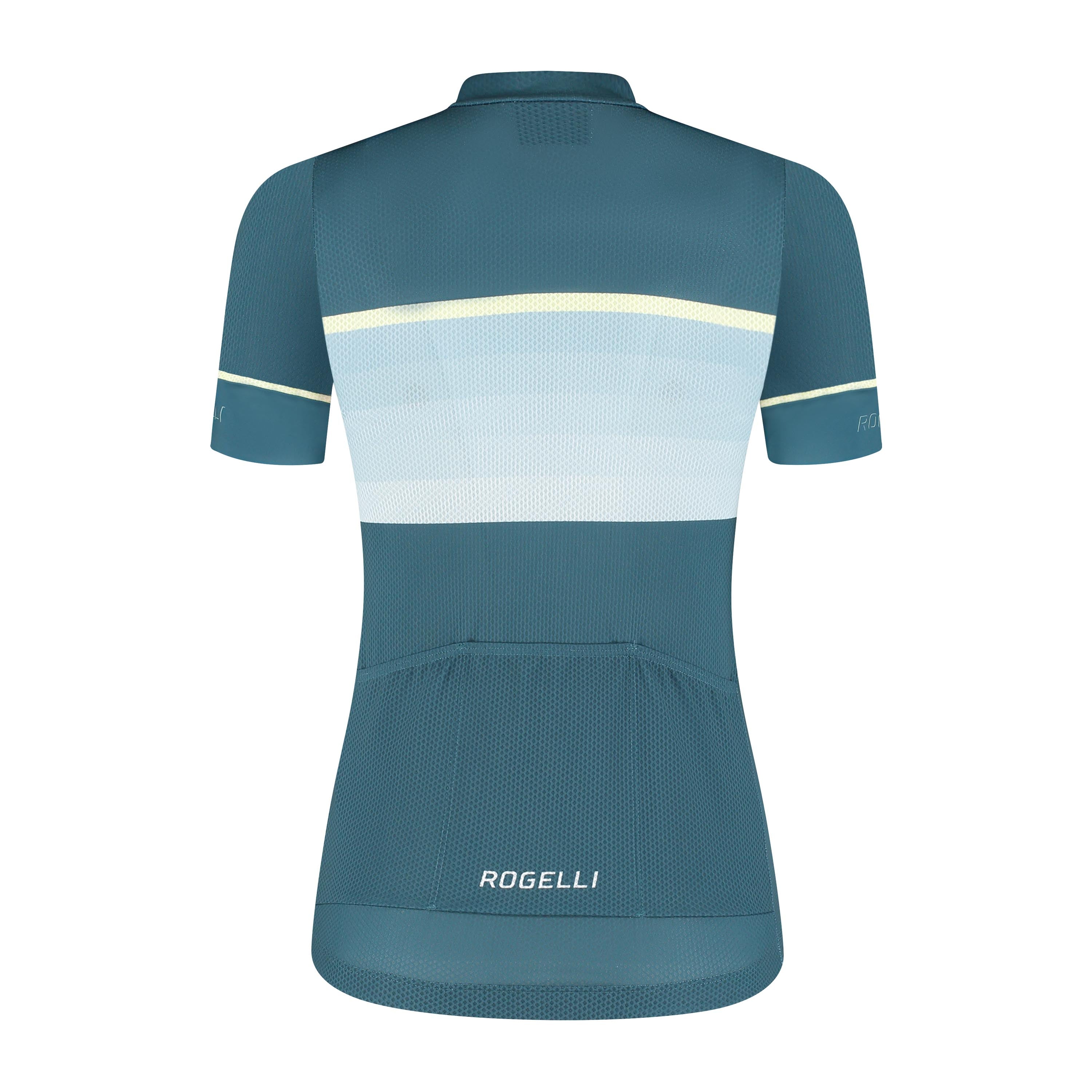 Impress II bicycle shirt Ladies - Blue/Yellow
