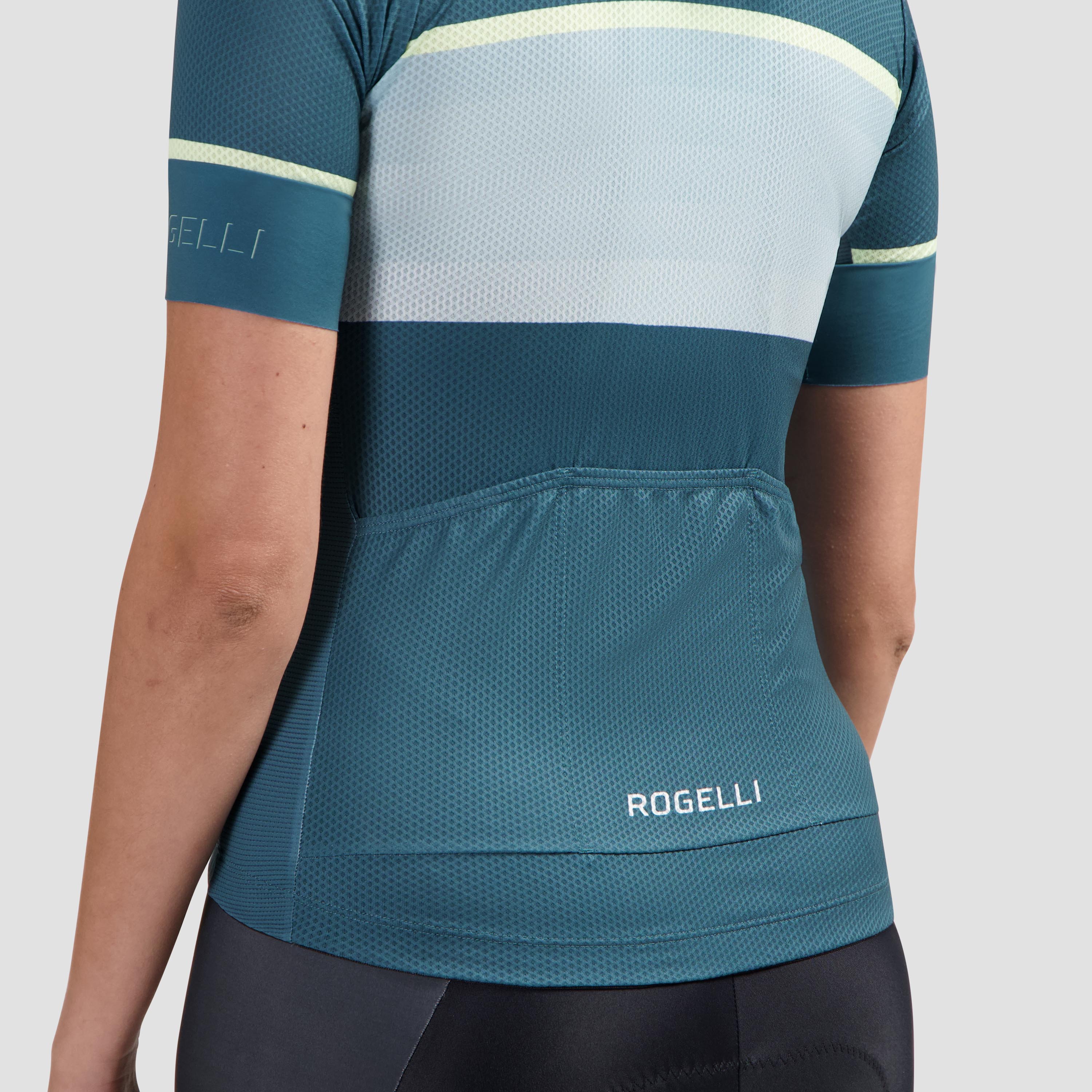 Impress II bicycle shirt Ladies - Blue/Yellow