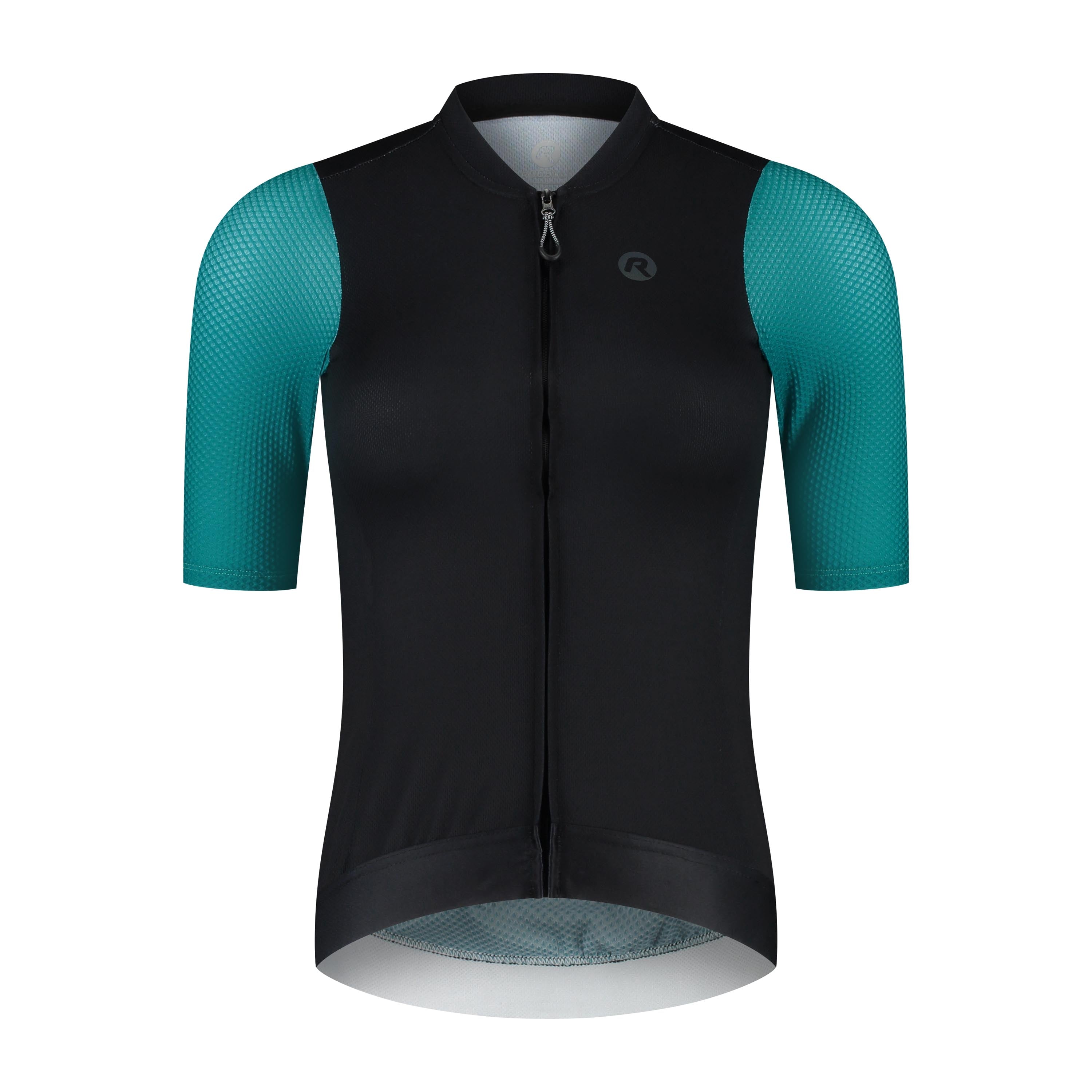 Fast Women's Cycling Jersey - Black/Teal/Pink