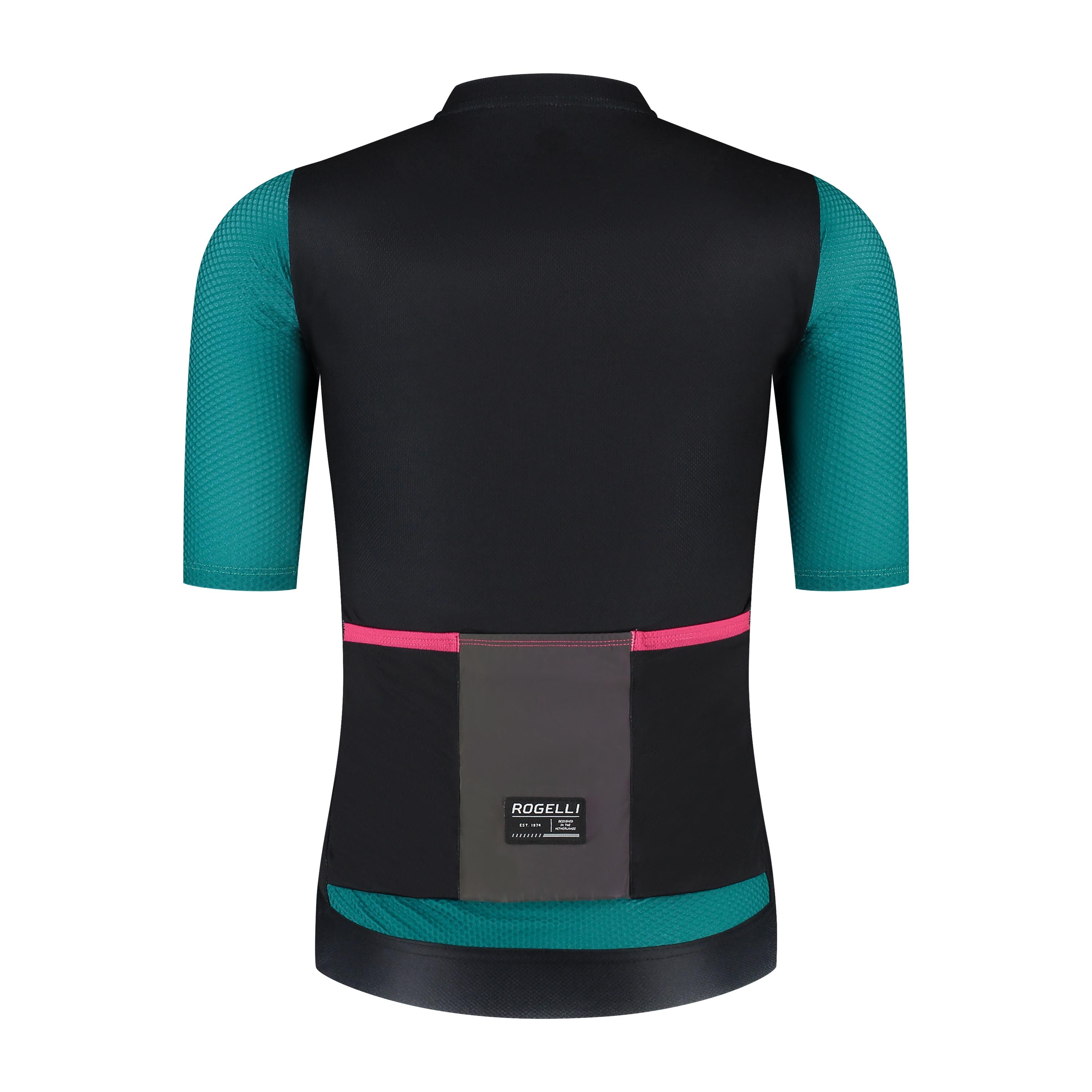 Fast Radtrikot Damen - Schwarz/Teal/Rosa