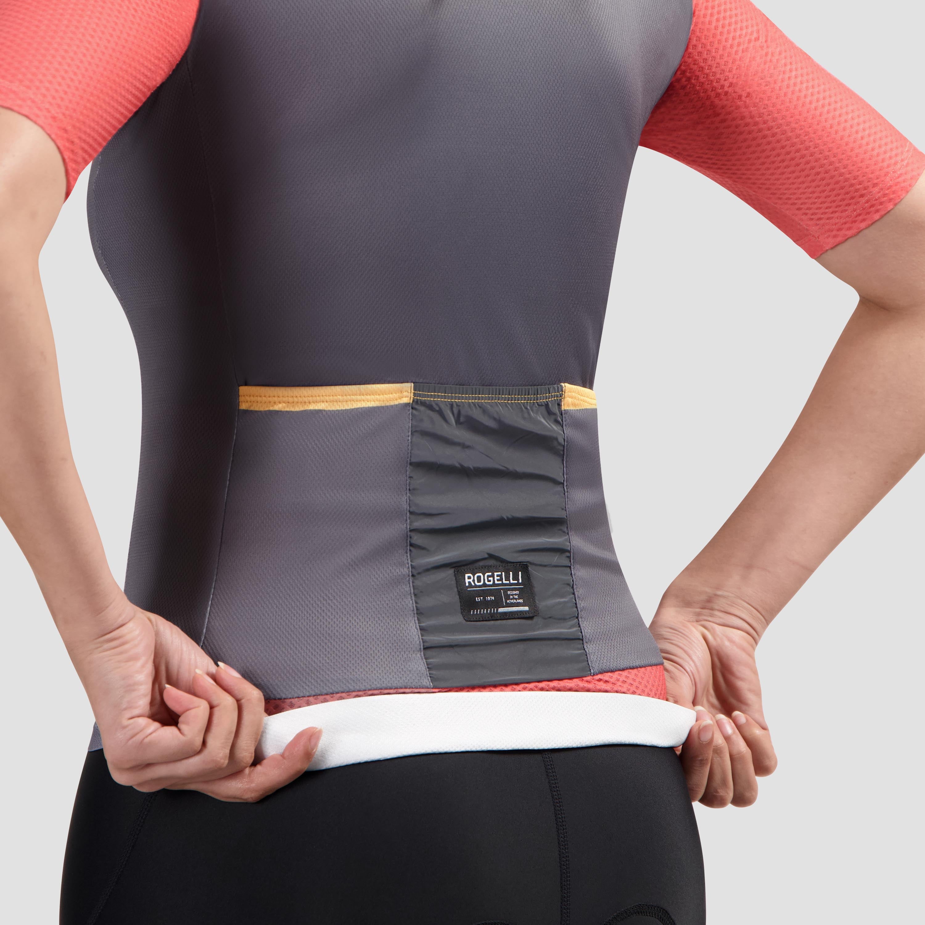 Fast bicycle shirt Ladies - Gray/Pink/Coral