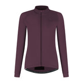 Essential II Radtrikot Langarm Damen - Aubergine