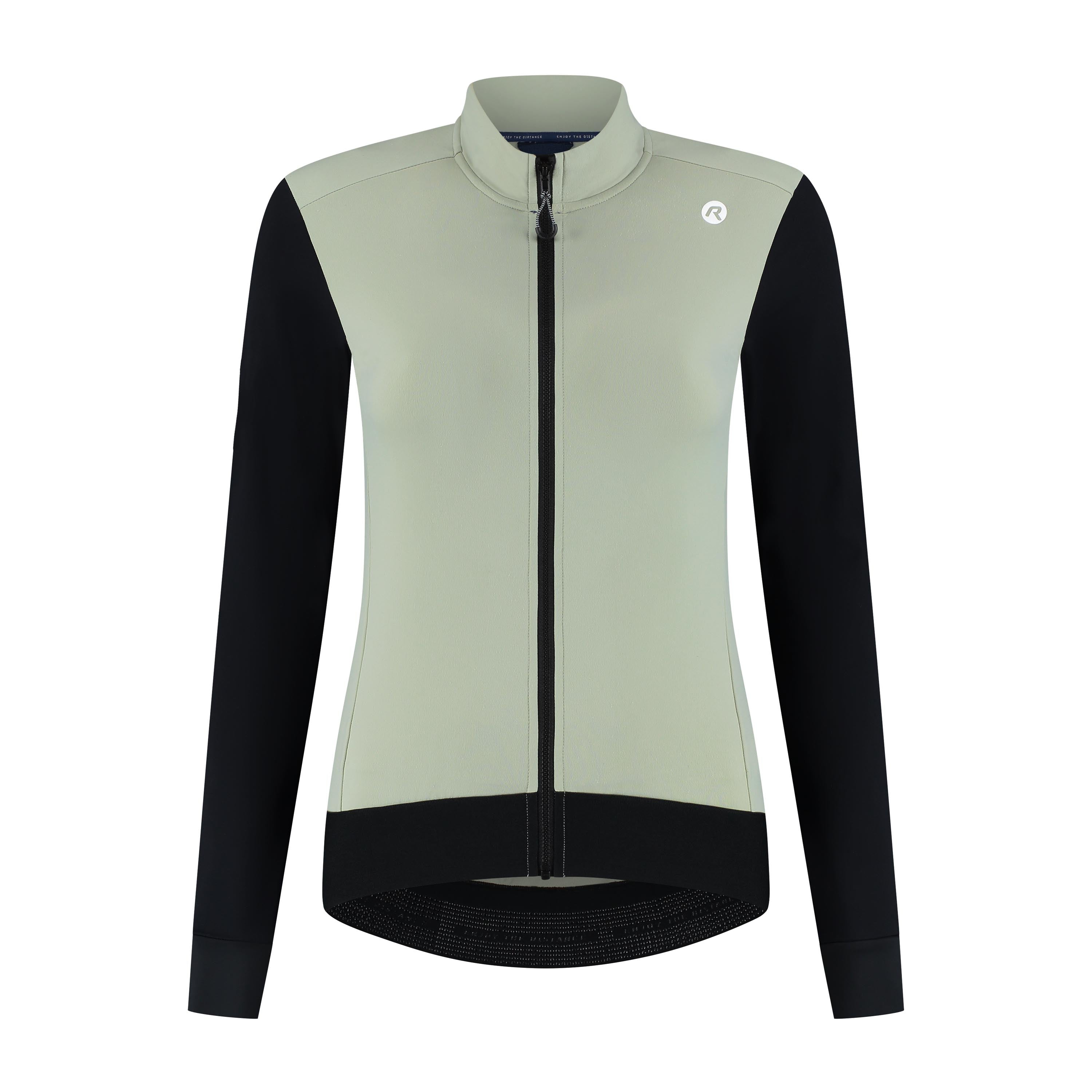 Distance II bicycle shirt Long sleeve ladies - Taupe/Black