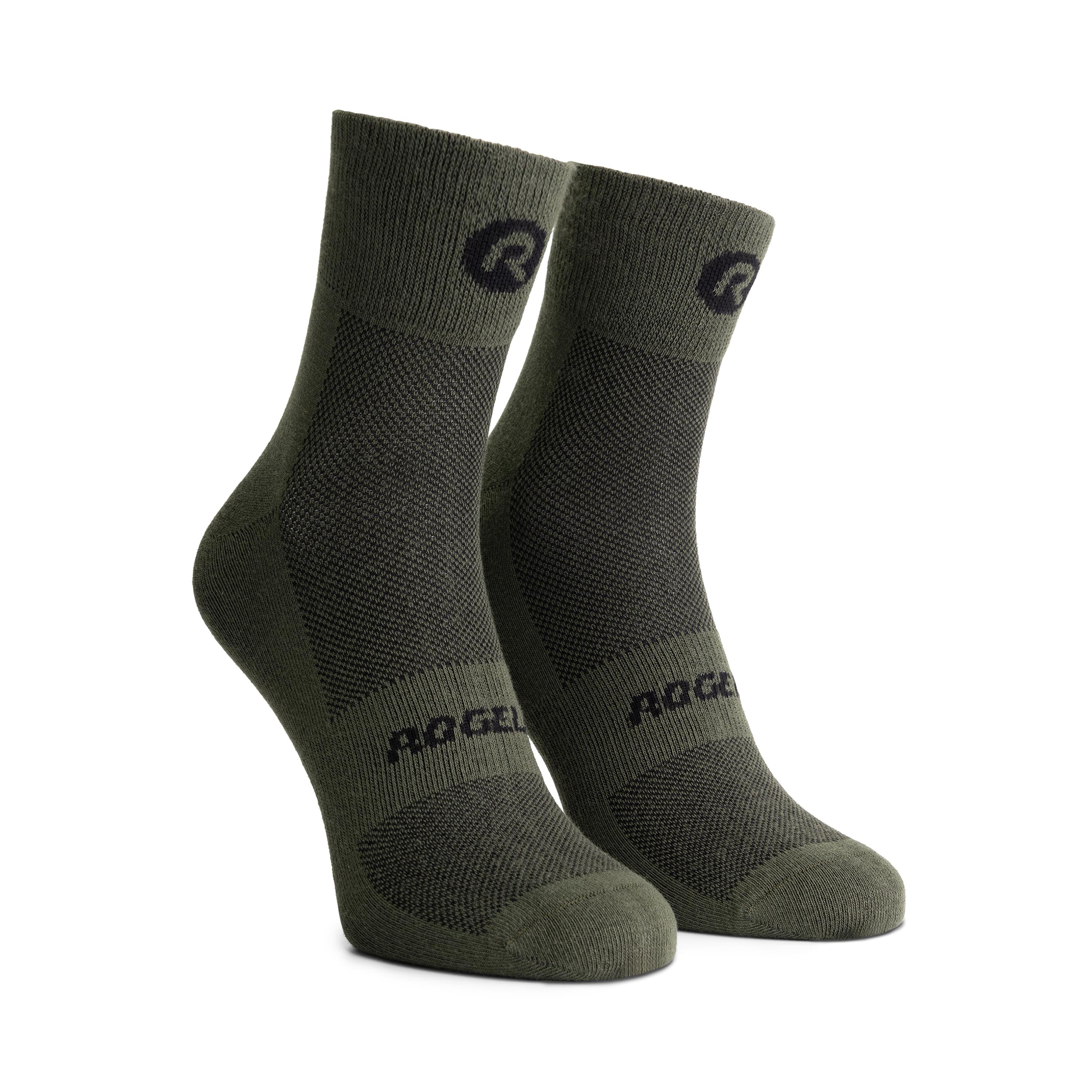 3-pack Core Bicycle socks - black/white/army green