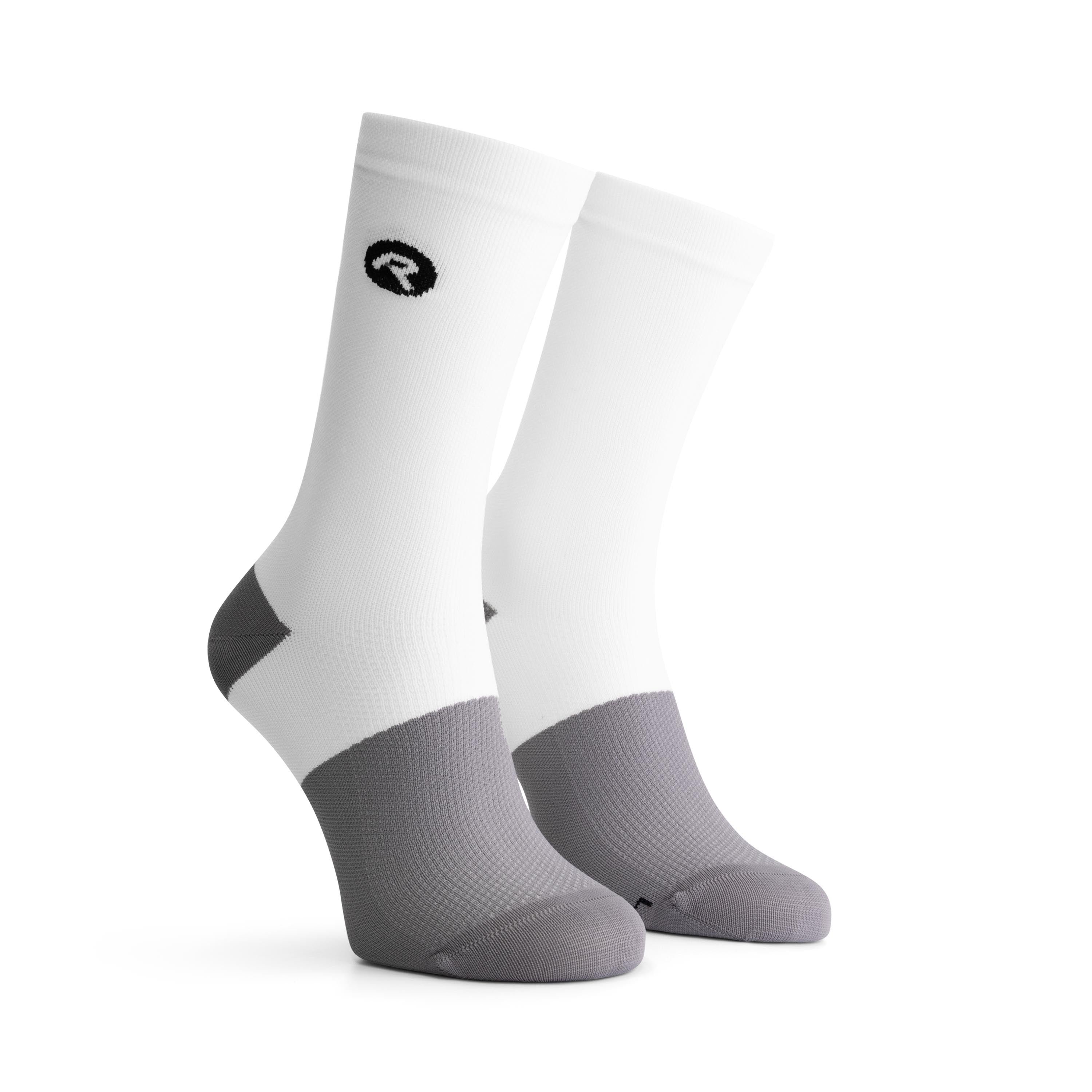 Distance bicycle socks - White