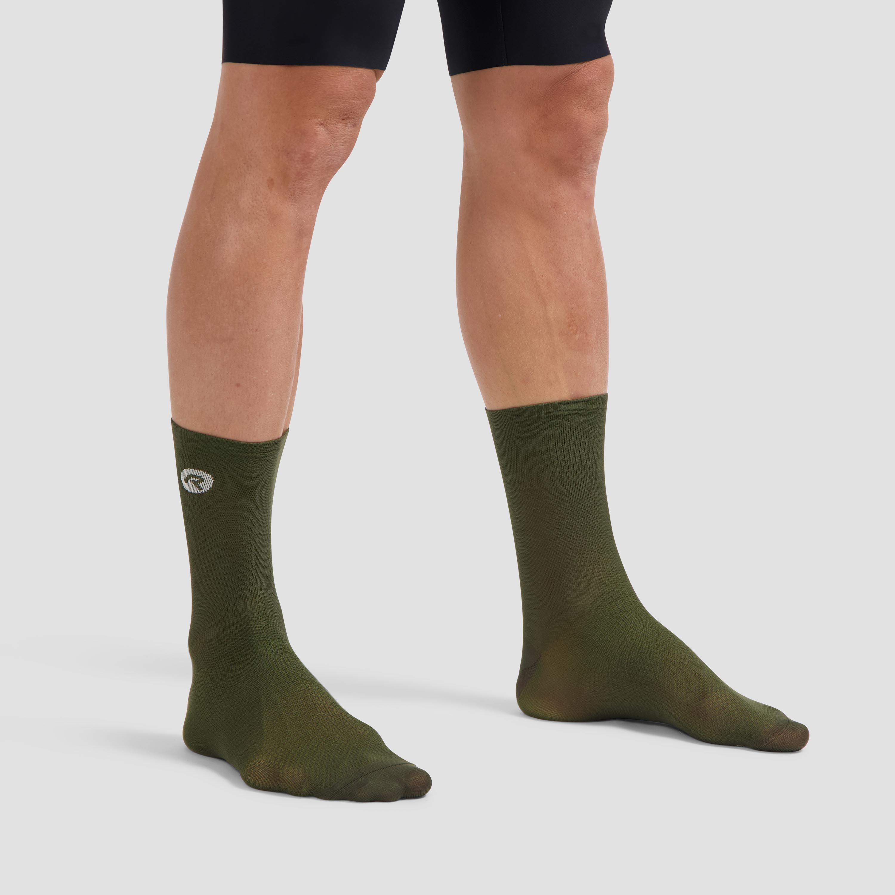 Distance Fietssokken - Legergroen