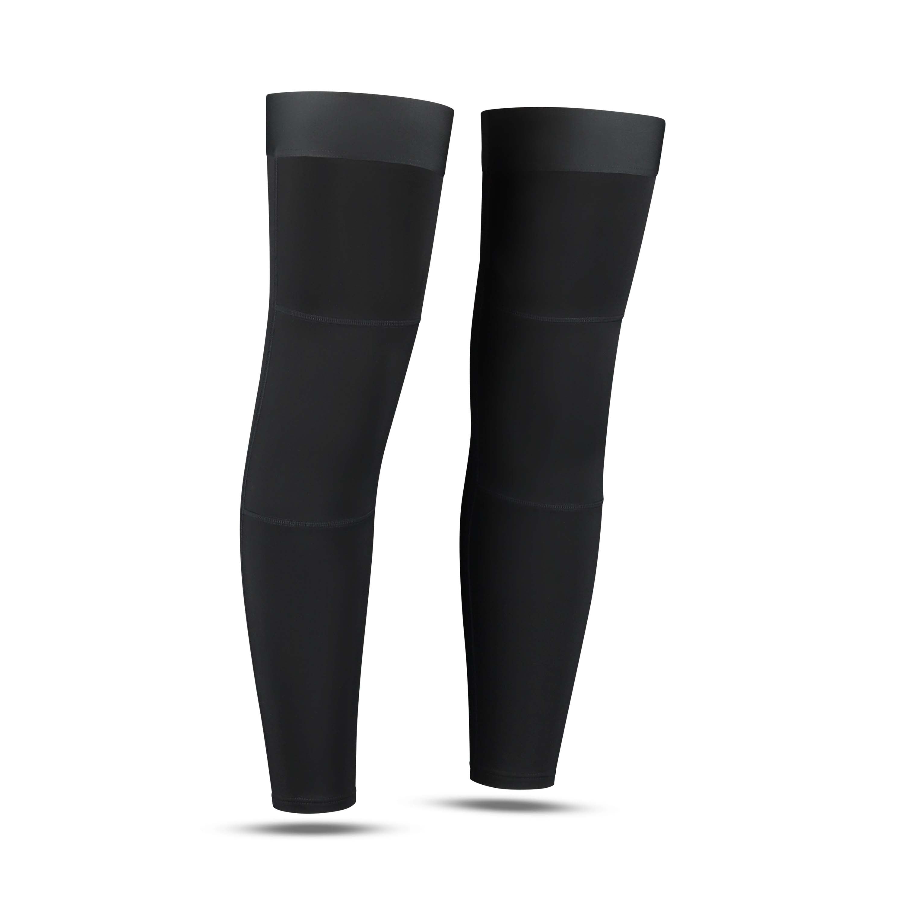 Rogelli Essential been warmer unisex zwart voorkant.