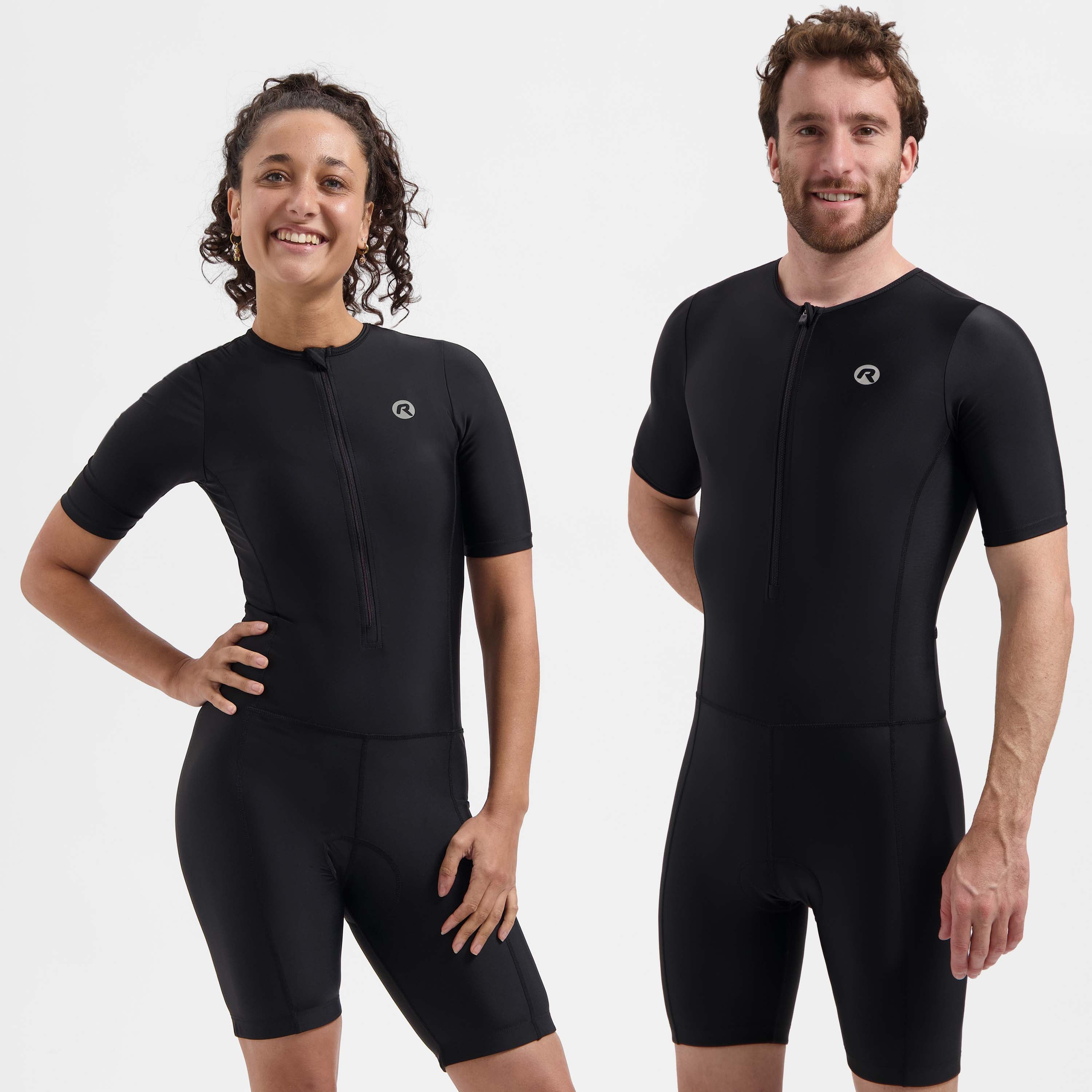 Florida triathlon pak korte mouw - Zwart