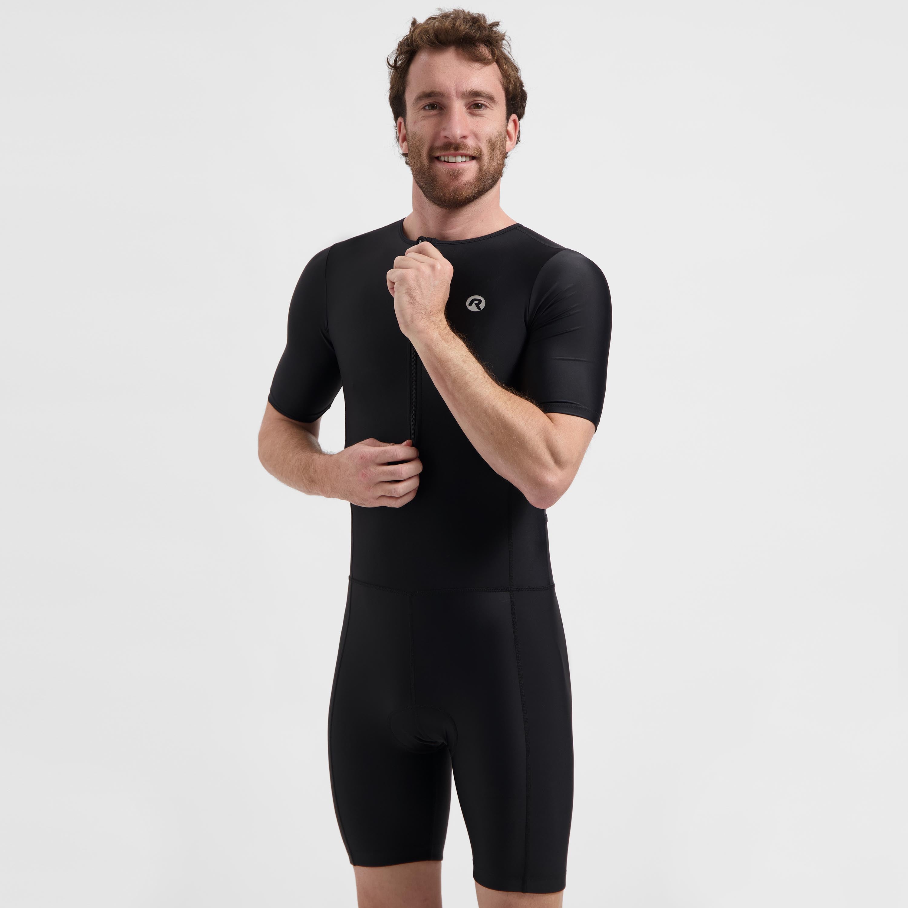 Florida triathlon pak korte mouw - Zwart