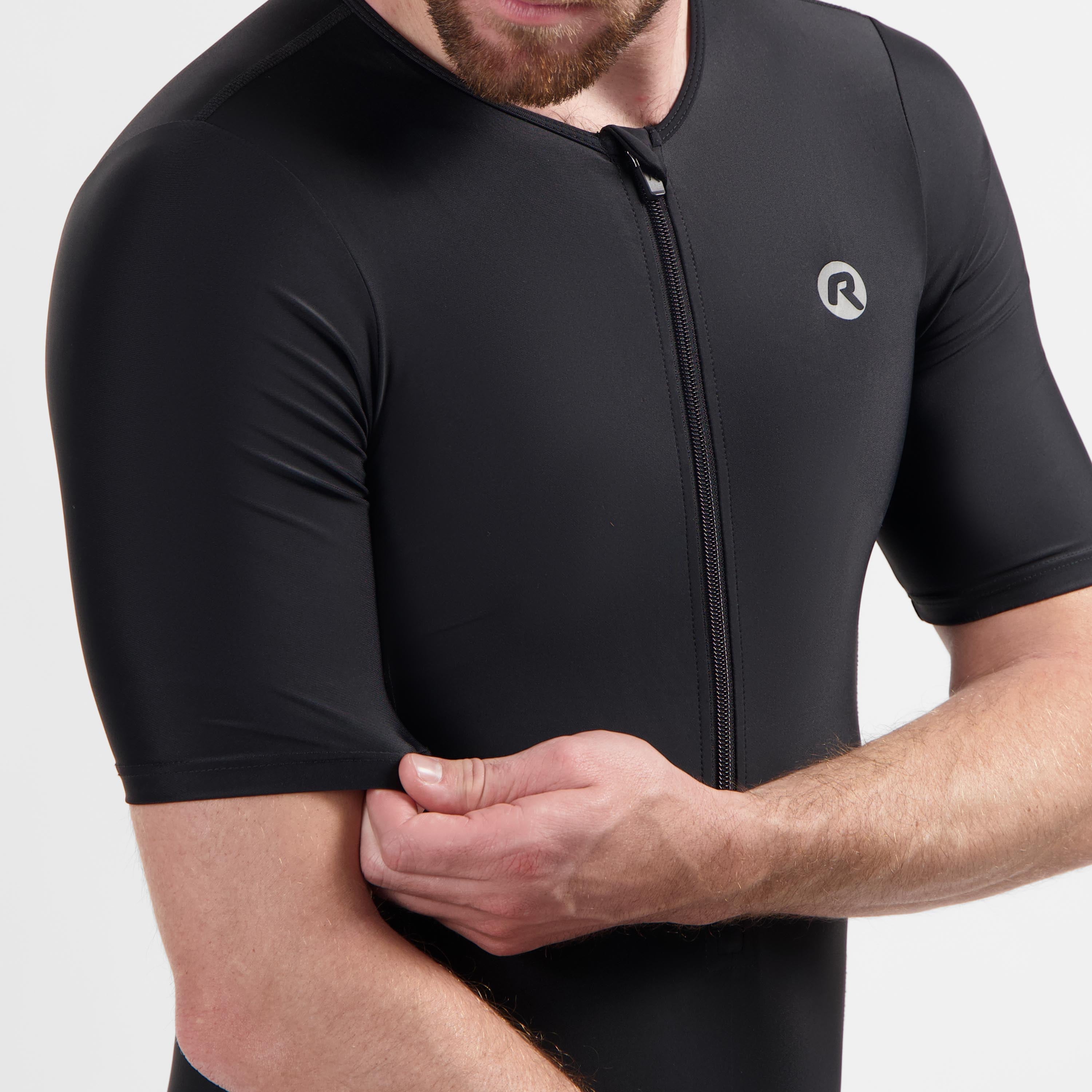 Florida triathlon pak korte mouw - Zwart