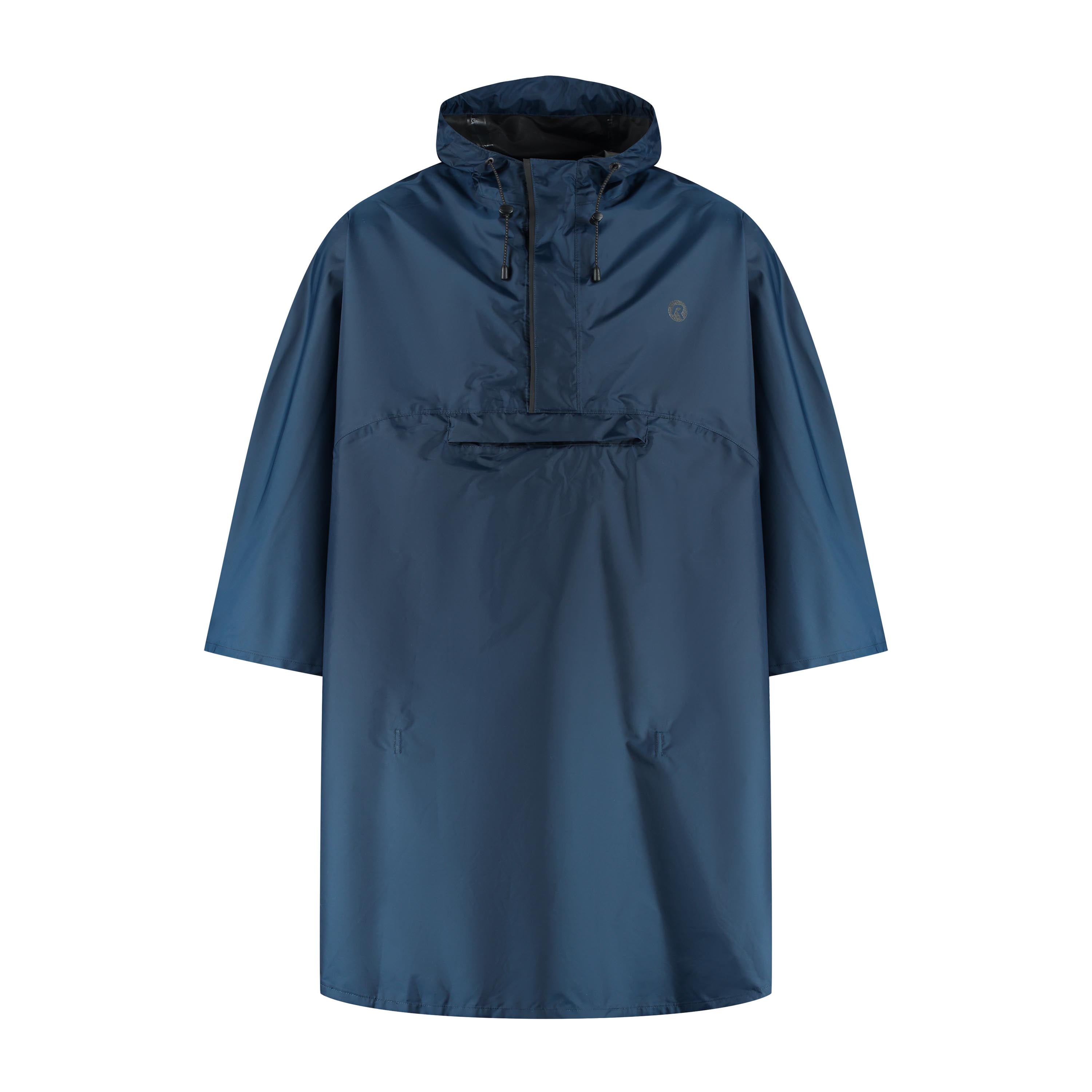Commuter Core Regenponcho Unisex - Donkerblauw/Zwart