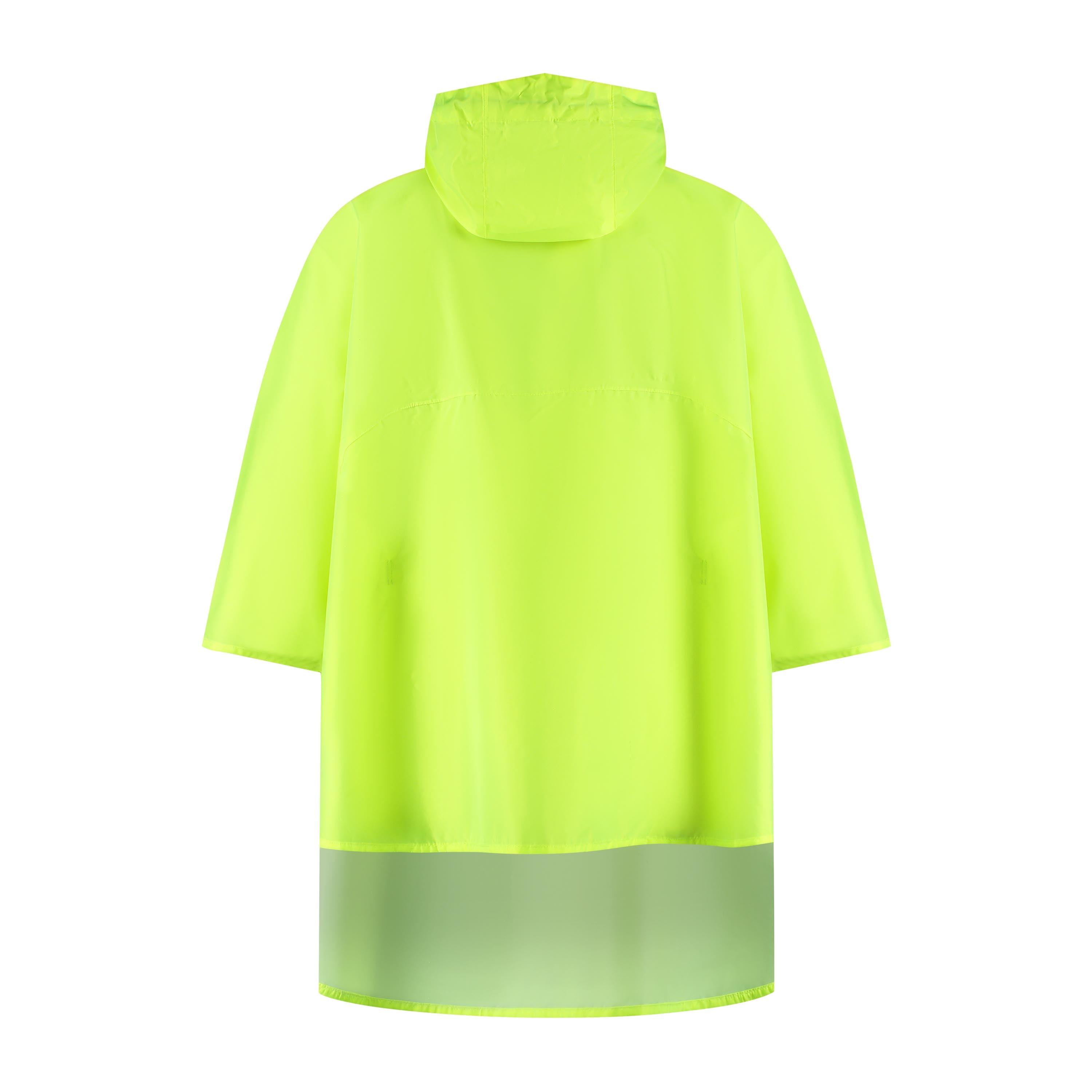 Commuter Core Regenponcho Unisex - Neon Geel
