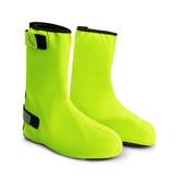 Rogelli Commuter Core overschoen unisex fluorgeel voorkant.