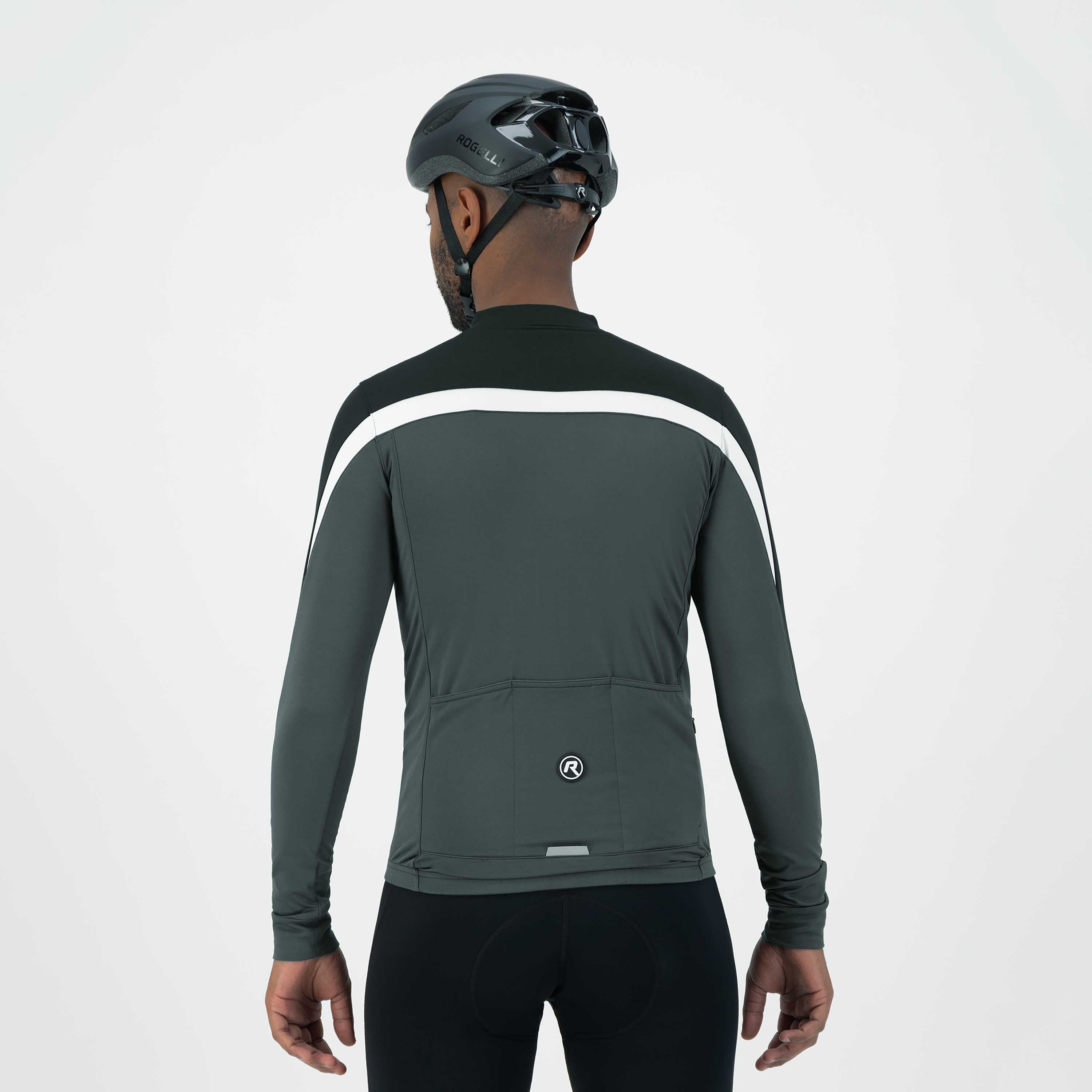 Course Fietsshirt Lange Mouwen Heren - Grijs